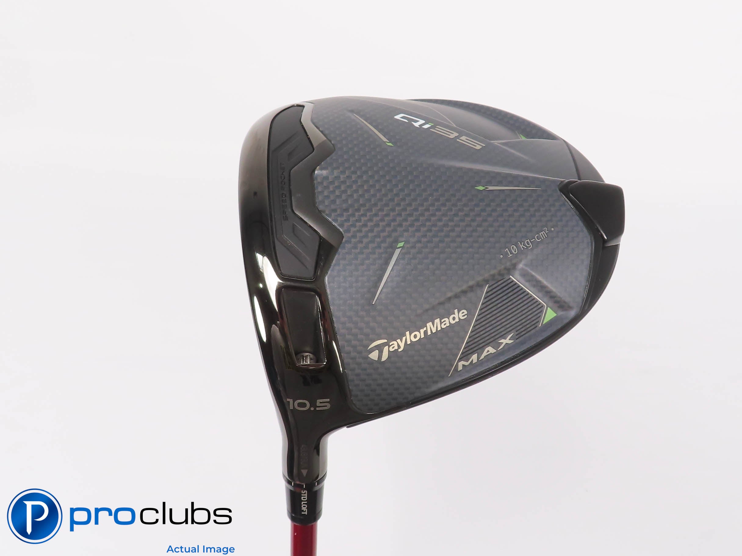 Nice Left Handed TaylorMade Qi35 MAX 10.5* DRIVER - Speeder 60 Stiff Flex 463939