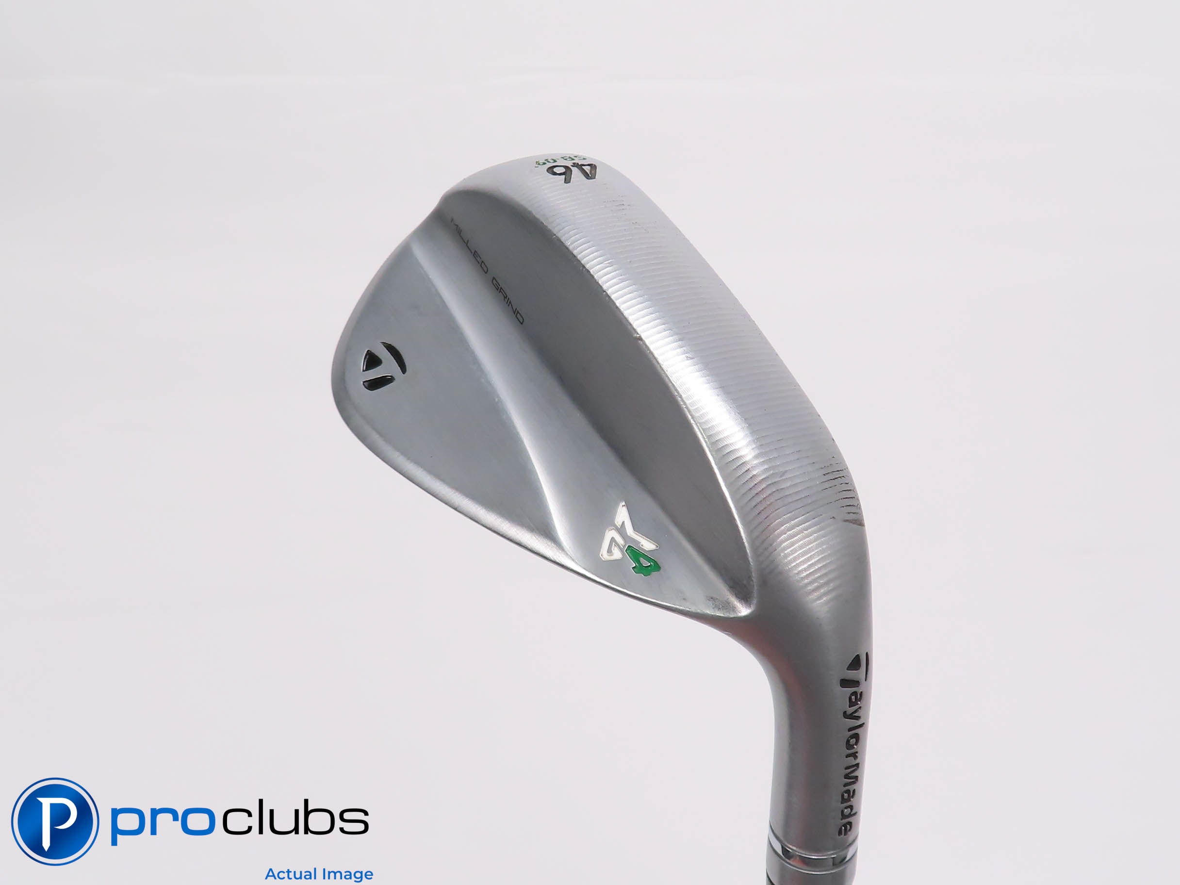 Nice TaylorMade Milled Grind 4 46*(9*) WEDGE - Modus 120 Stiff Flex Steel 463812