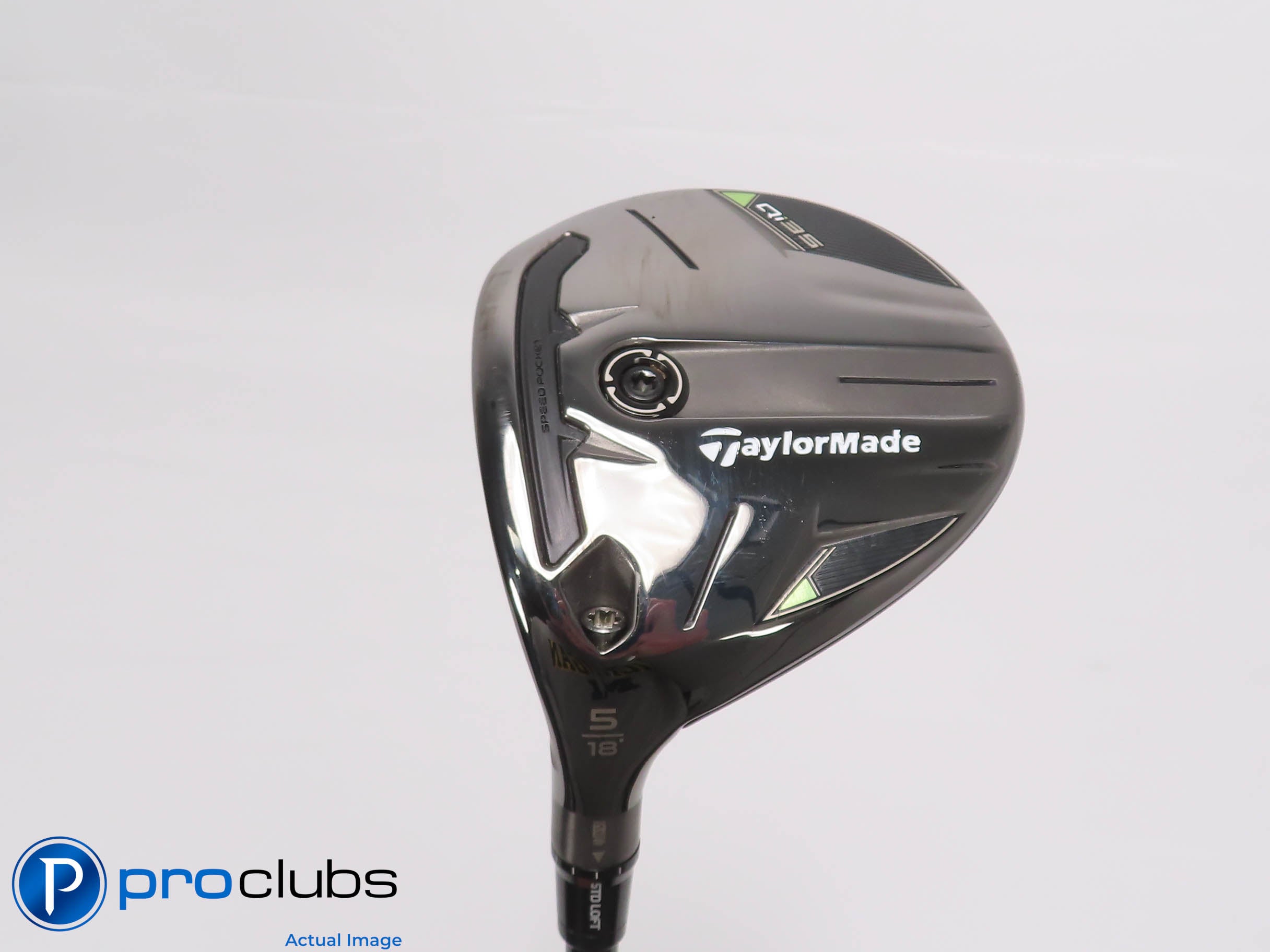 Nice Left Handed TaylorMade Qi35 18* 5 WOOD Ventus TR Blue 5S Stiff Flex 463938
