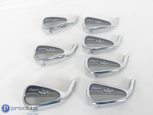 New Left Handed! Callaway Paradym X 4-PW -Iron Set Head Only- 419886