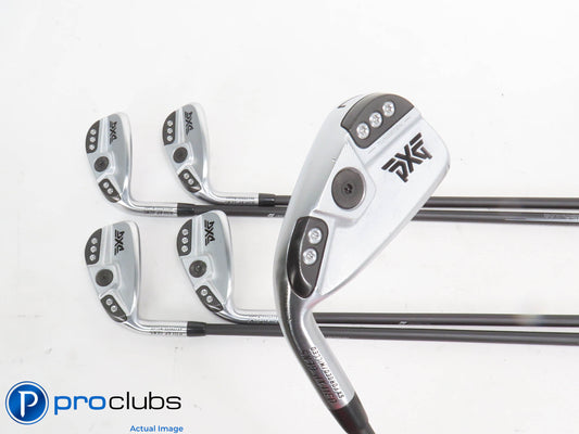 Nice Left Handed PXG 0311XP Gen5 7-PW,GW IRON SET MMT 80 Stiff Flex Graph 421542