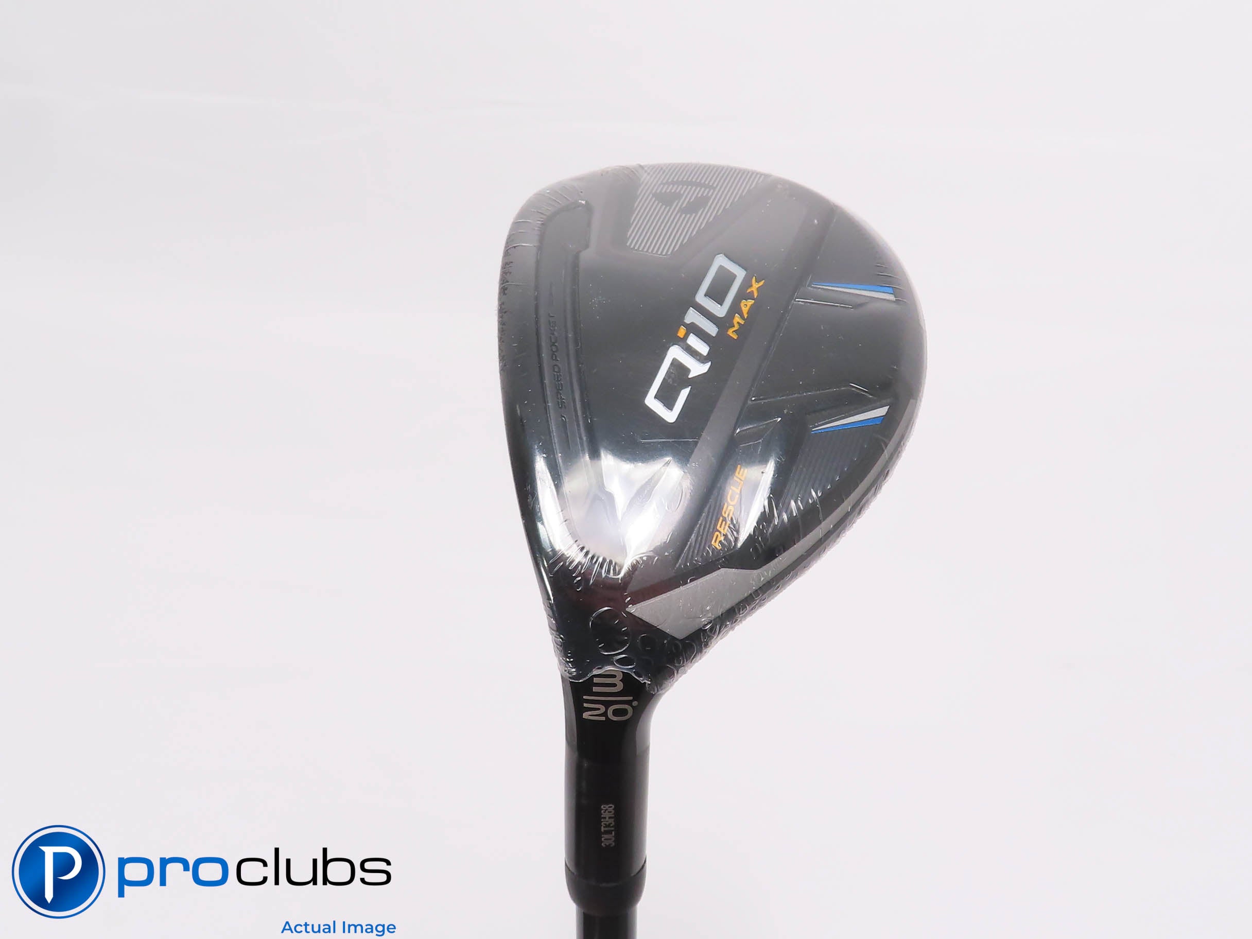New! Left Handed TaylorMade Qi10 MAX Rescue 20* 3 Hybrid - Tensei Senior #464150