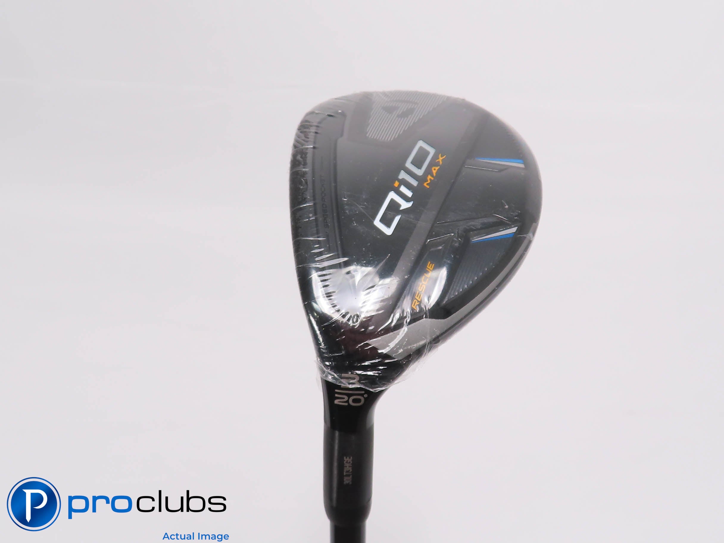 New! Left Handed TaylorMade Qi10 MAX Rescue 20* 3 Hybrid - Tensei Senior #464151