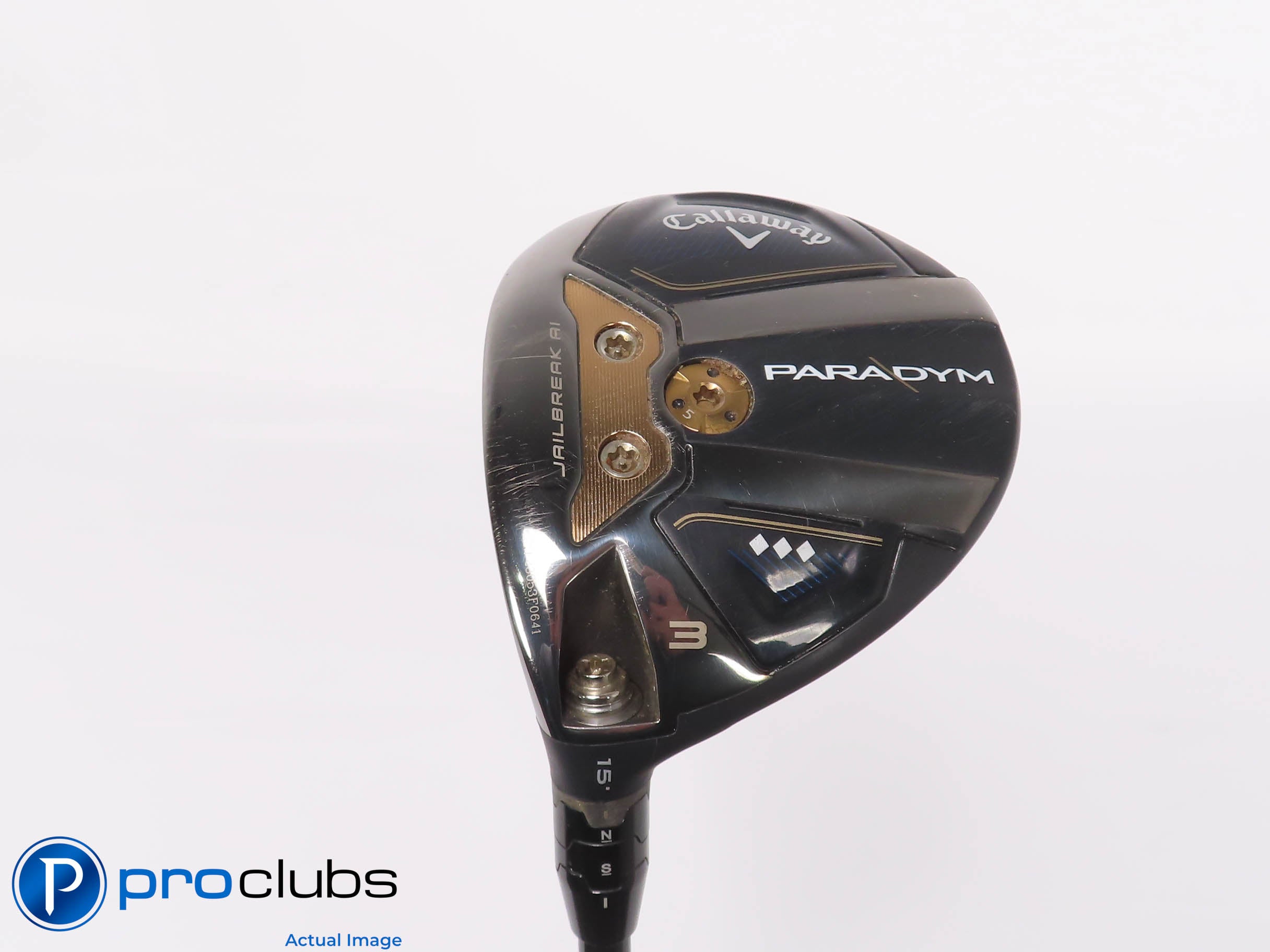 Left Handed Callaway PARADYM Triple Diamond 15* 3 Wood - HZRDUS 70g Stiff 464089