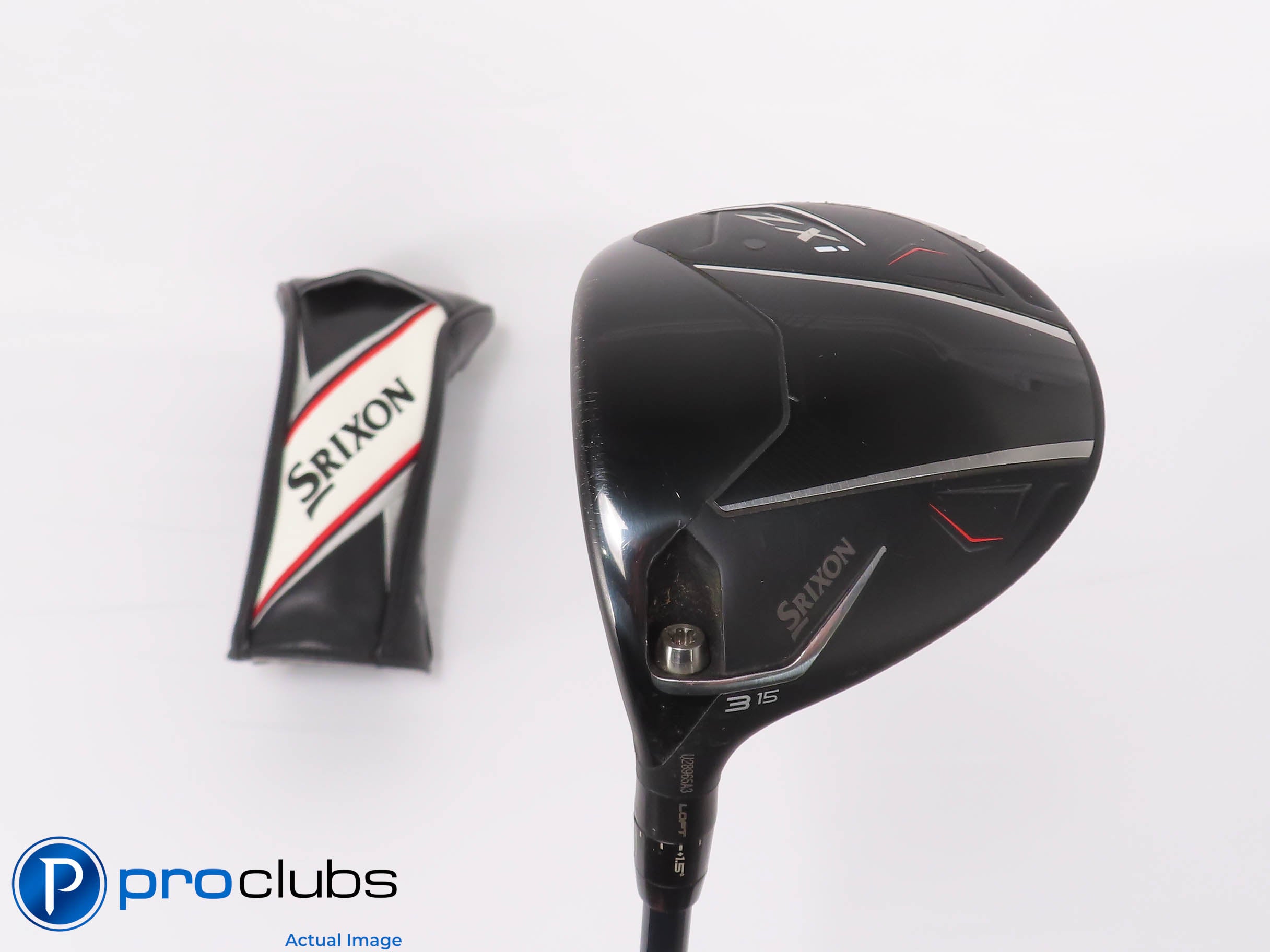 Left Handed Srixon ZXi 15* 3 Wood w/ HC - Ventus TR Blue 6-S Stiff Flex - 464091