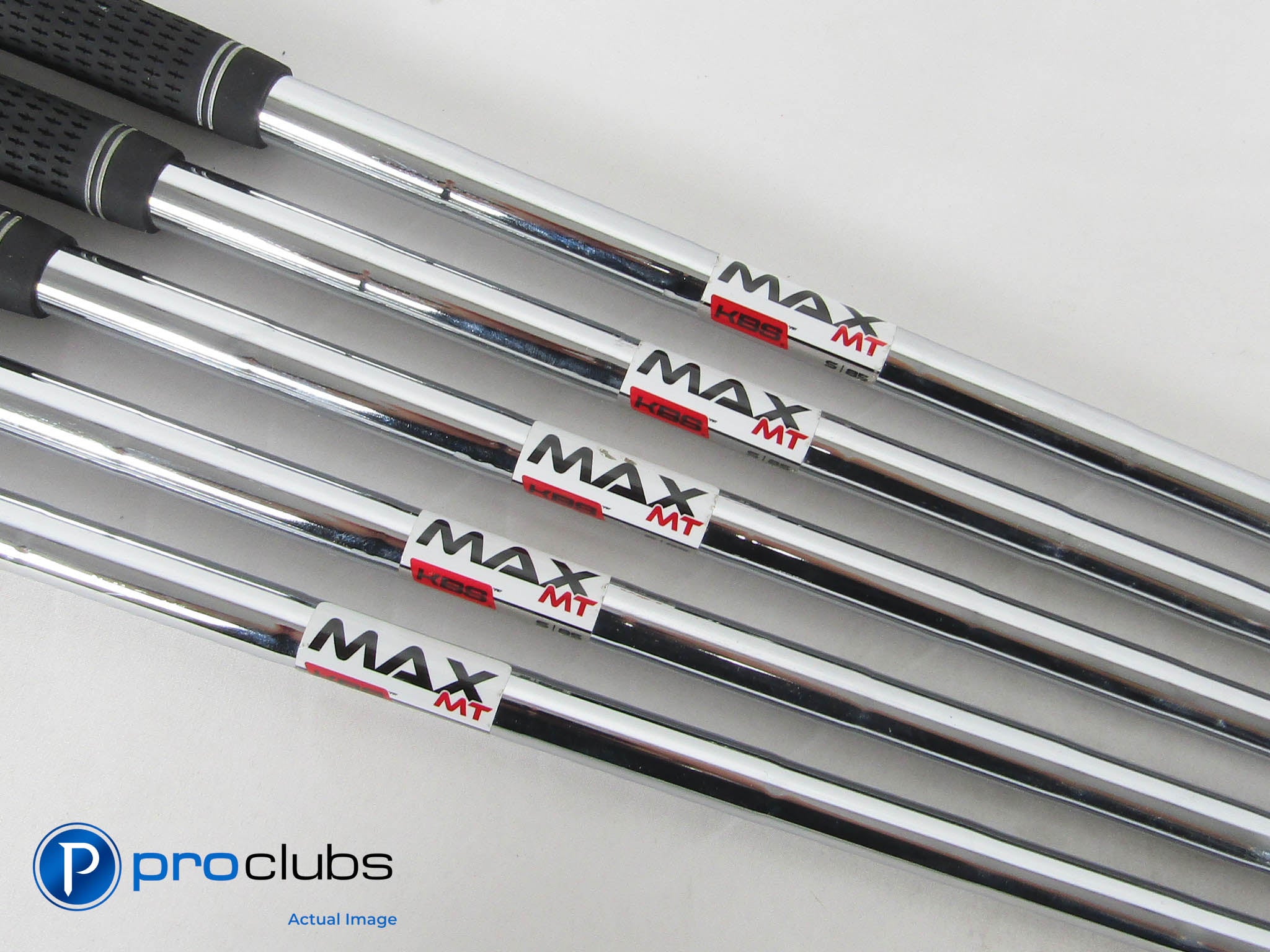 KBS MAX MT 85 Stiff Flex Steel Iron Shaft Set (6-PW) .355" Tip w/ Grips #464046