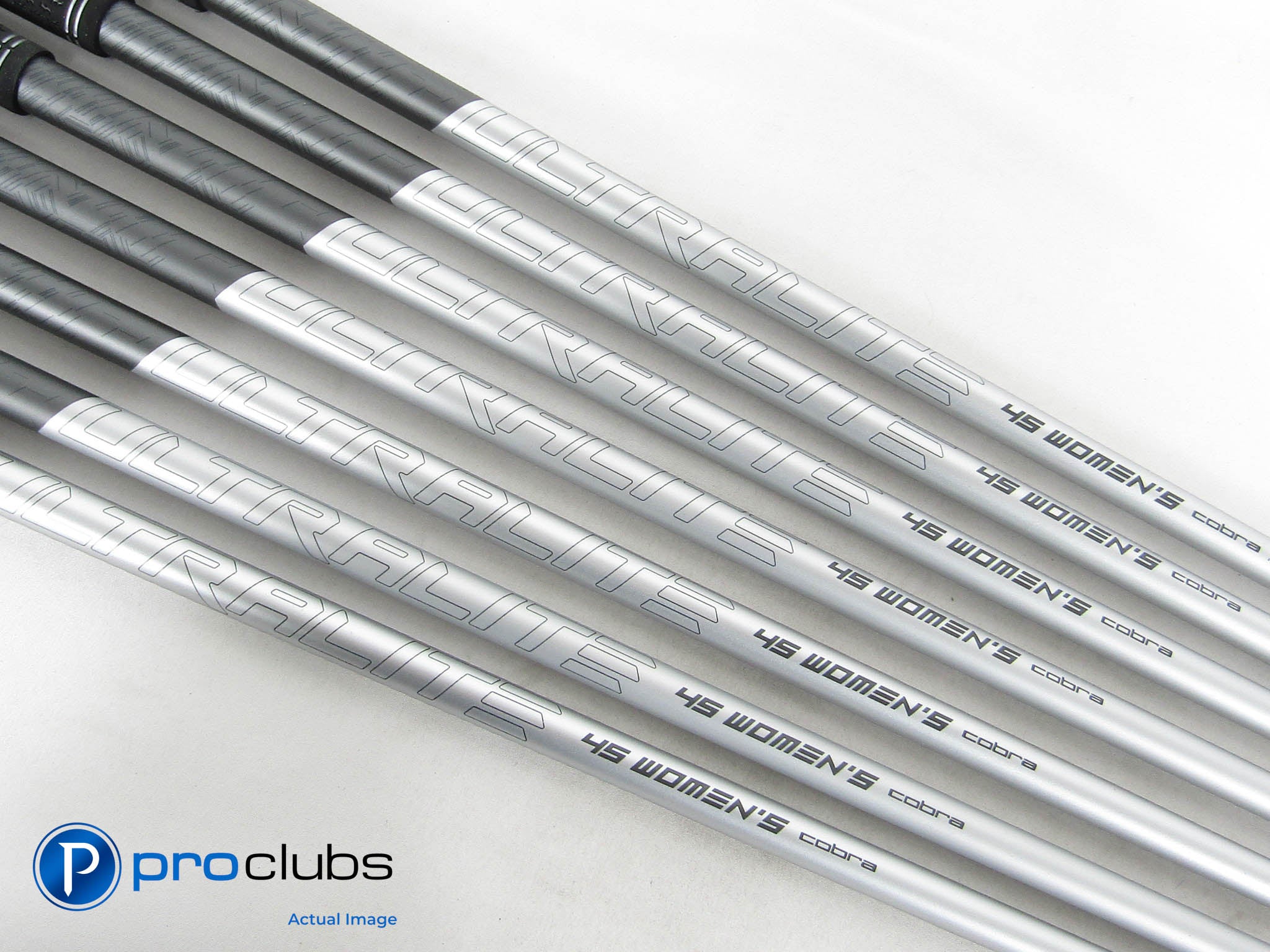 7pc Cobra Ultralite 45 Ladies Flex Iron Shaft Set (5-PW, W).370" Tip #464011