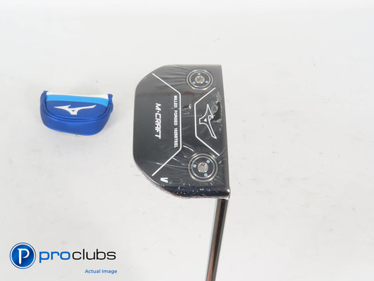 New! Mizuno M-Craft V Black 35" Putter w/Cover - 421830