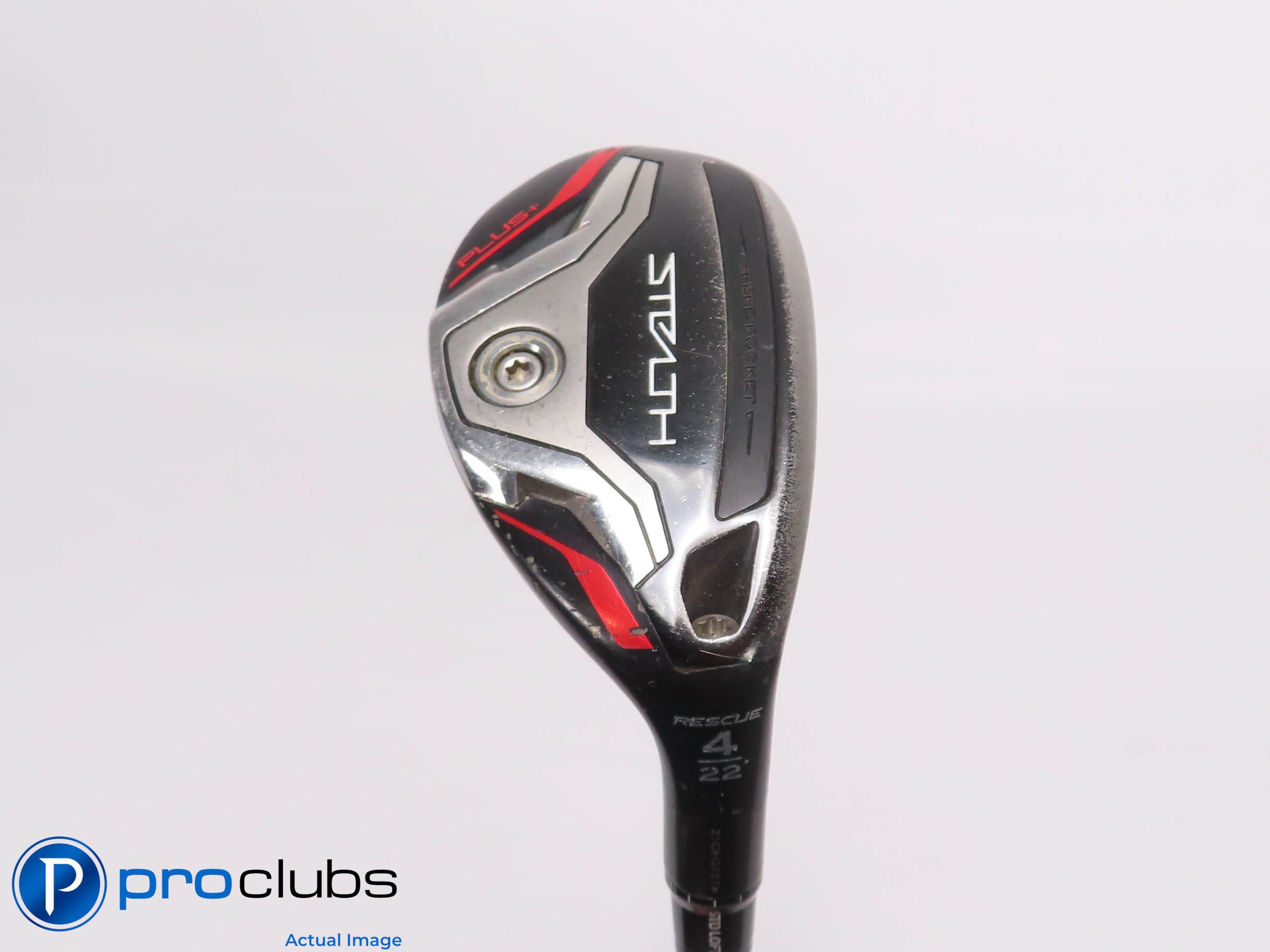 TaylorMade Stealth Plus+ 22* 4 Hybrid - HZRDUS RDX Smoke Red Regular - 464223