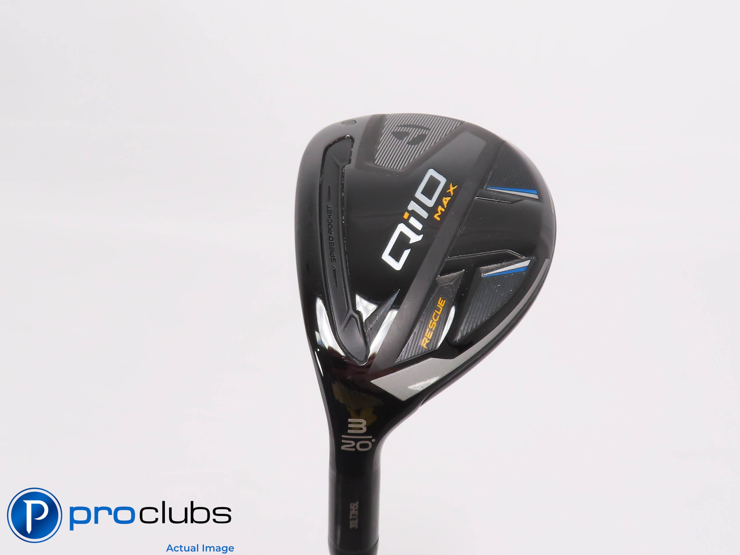 Left Handed TaylorMade Qi10 MAX Rescue 20* 3 Hybrid - Tensei Regular #464161
