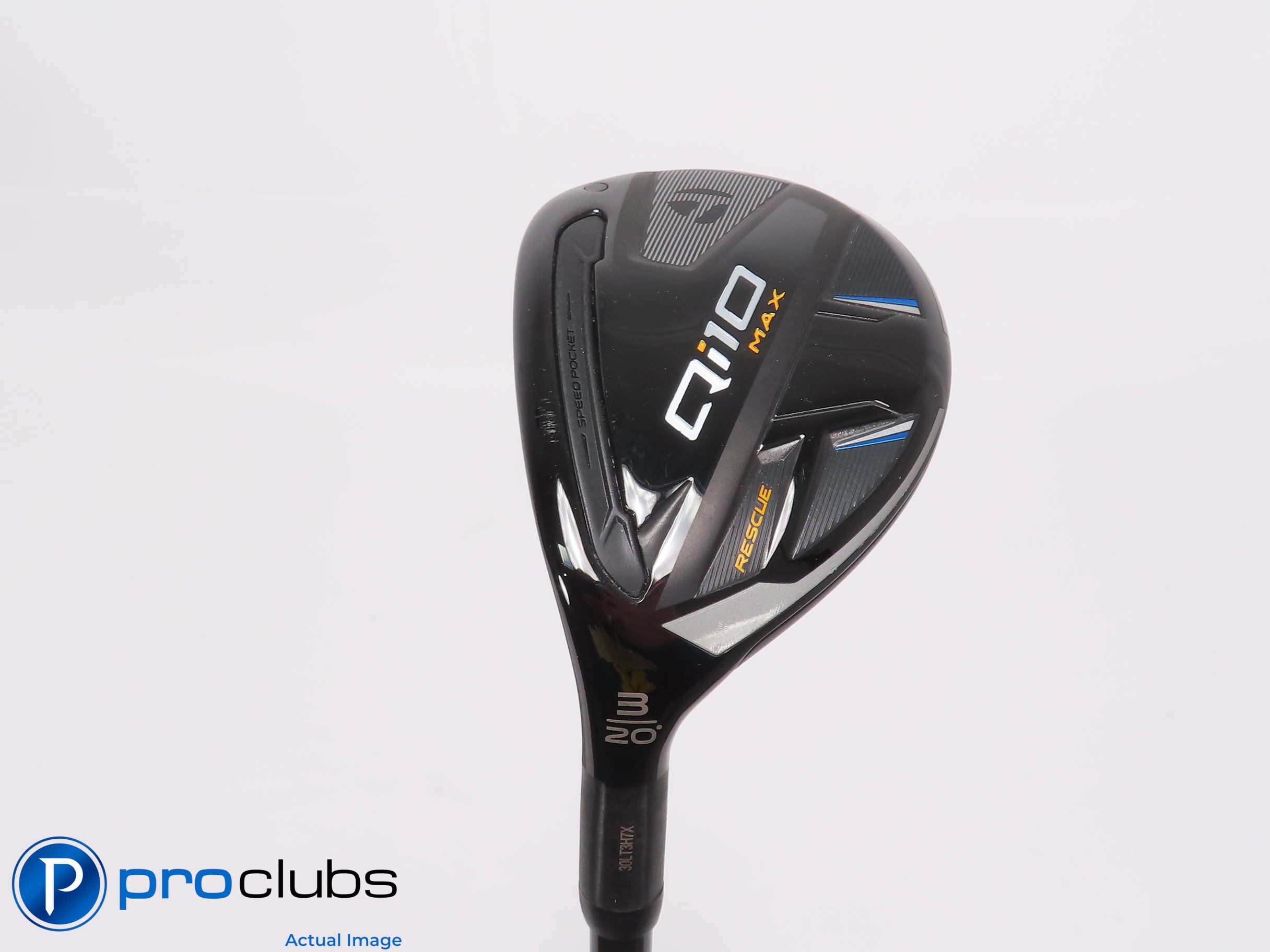Left Handed TaylorMade Qi10 MAX Rescue 20* 3 Hybrid - Tensei Senior Flex #464180