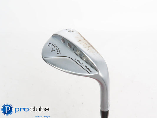 Callaway JAWS RAW Chrome 58*(8*) WEDGE Z-Grind - DG Spinner Wedge Flex 421771