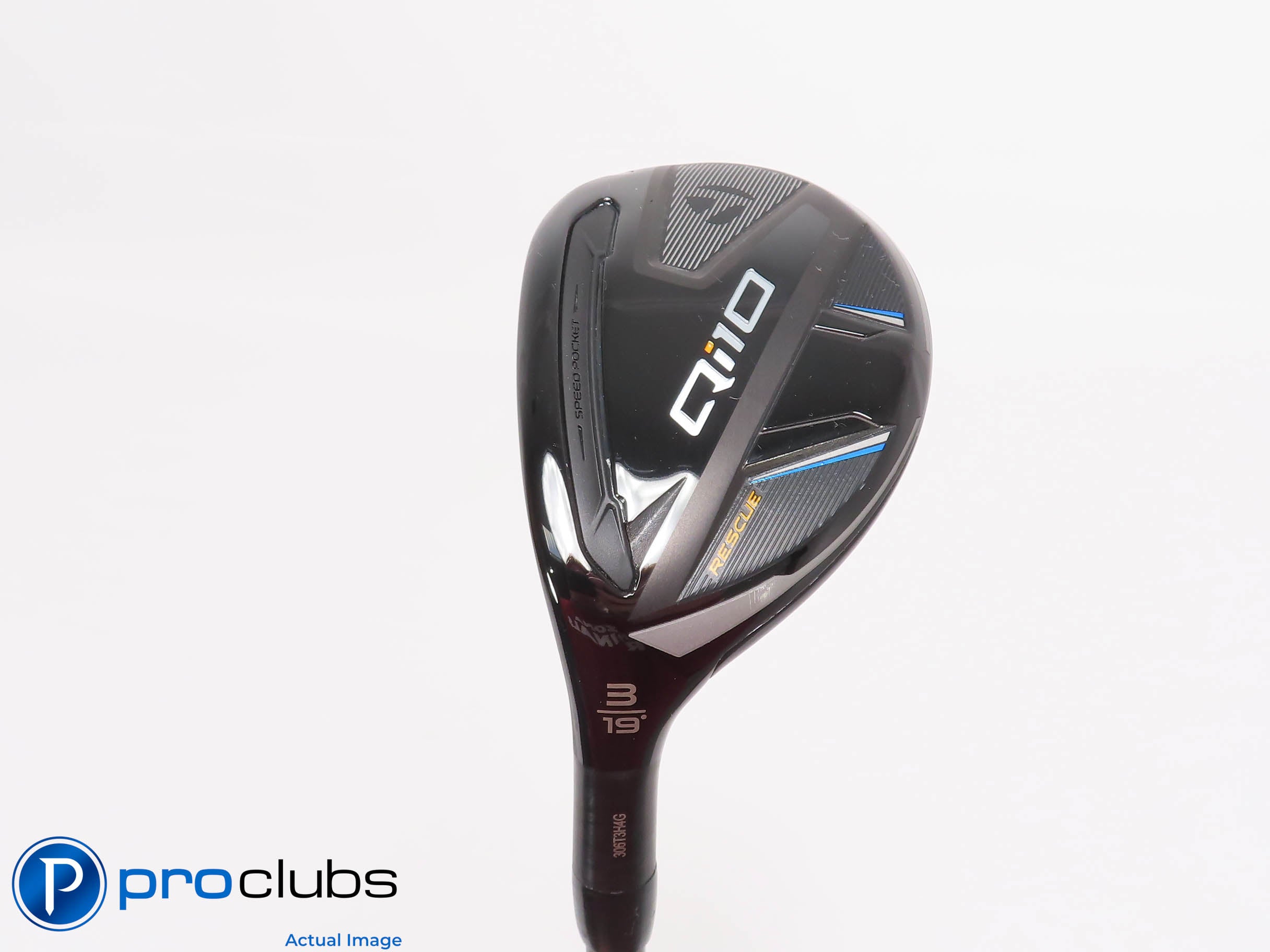 Left Handed TaylorMade Qi10 Rescue 19* 3 Hybrid - Tensei Blue 75g Stiff - 464532