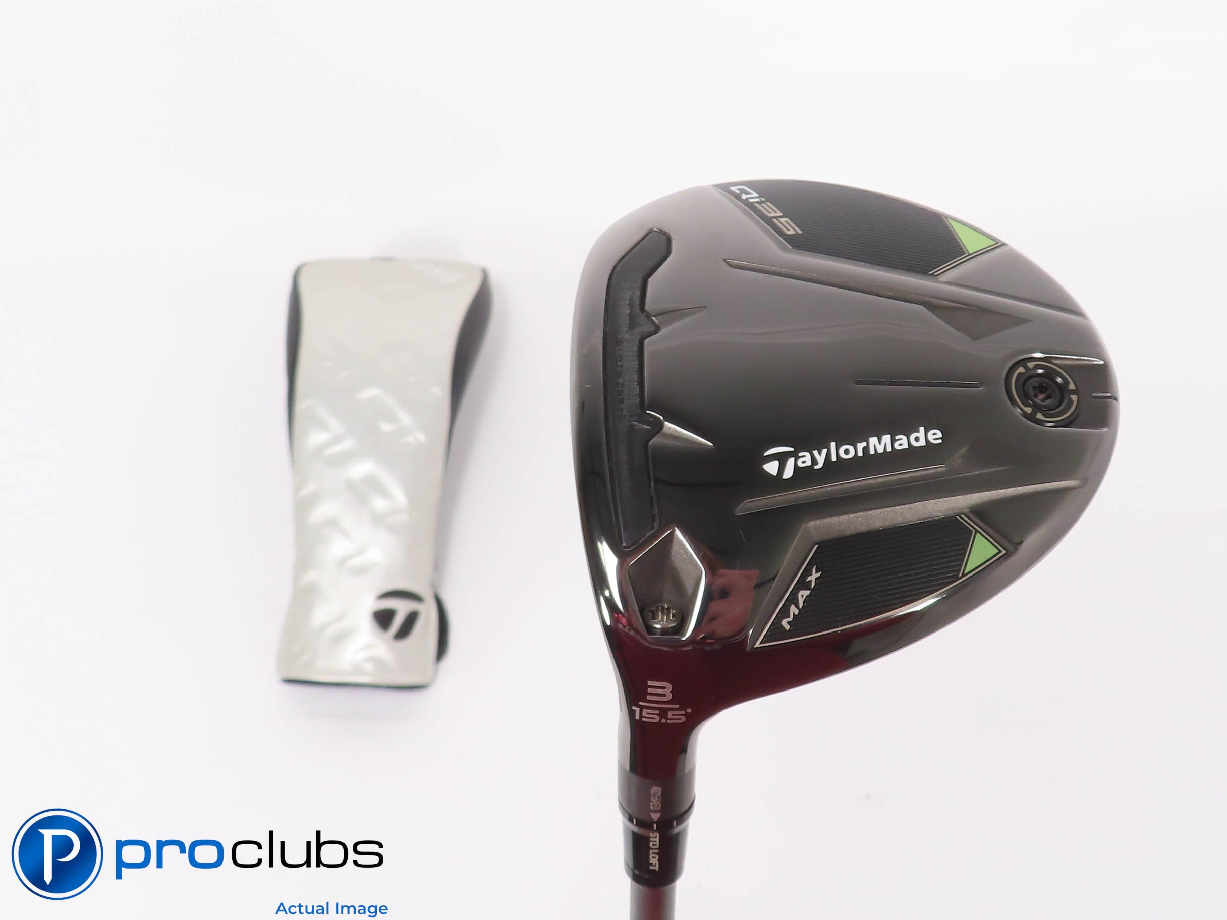 Left Handed TaylorMade Qi35 MAX 15.5* 3 Wood w/HC - Air Speeder Stiff #464195