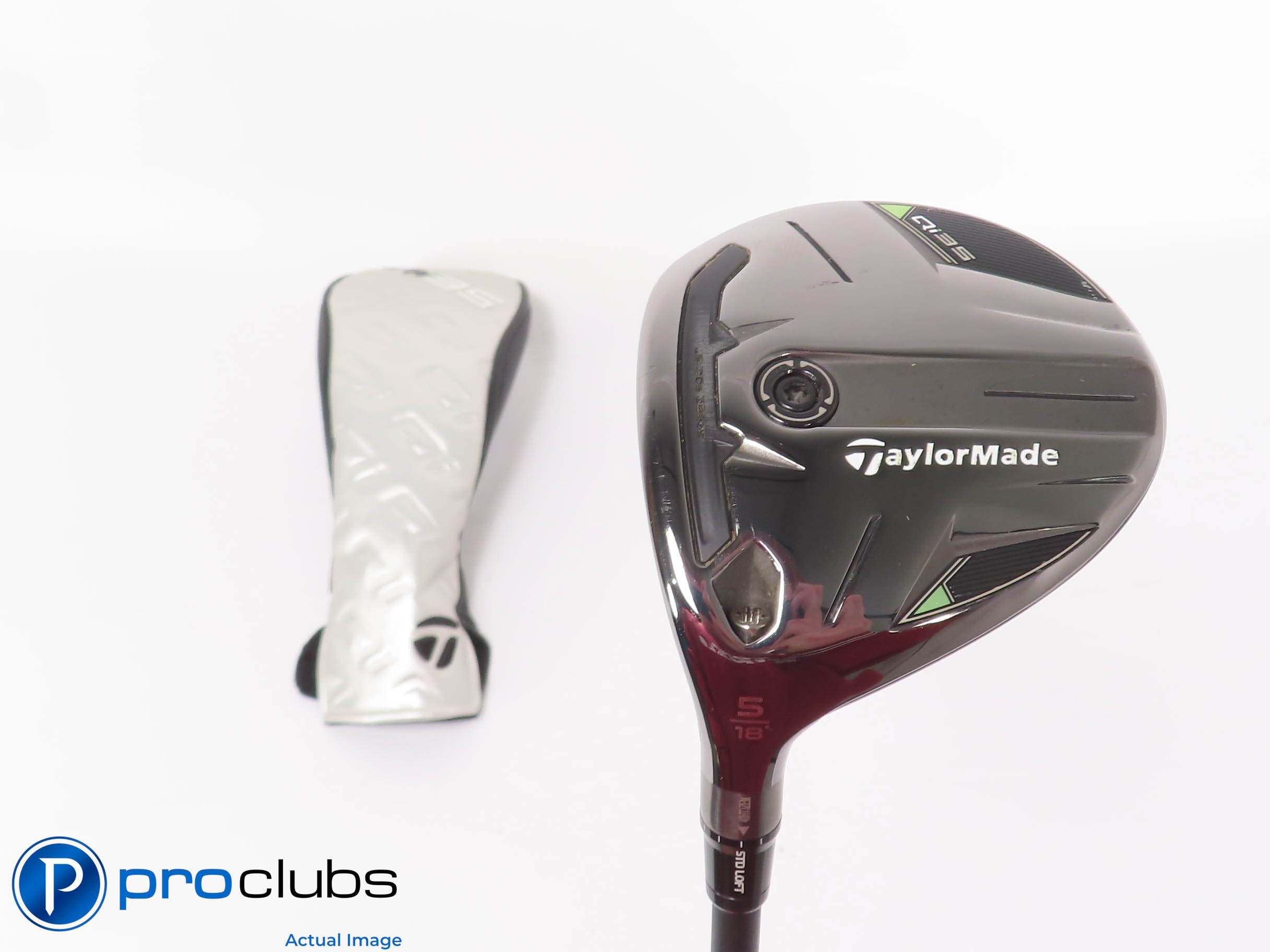 Left Handed TaylorMade Qi35 18* 5 Wood w/HC - Ventus Blue FW 5-A Senior #464194