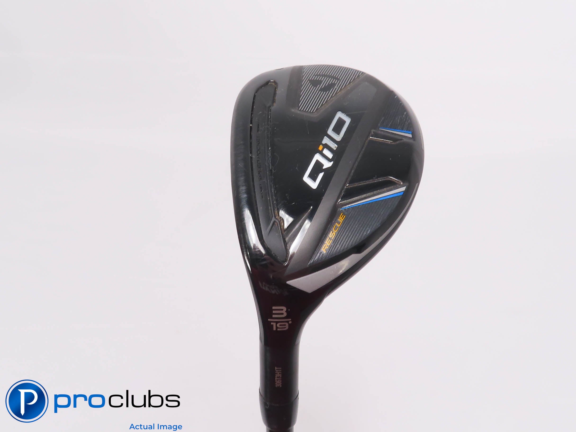 Left Handed TaylorMade Qi10 Rescue 19* 3 Hybrid - Tensei Blue 75g Stiff - 464515