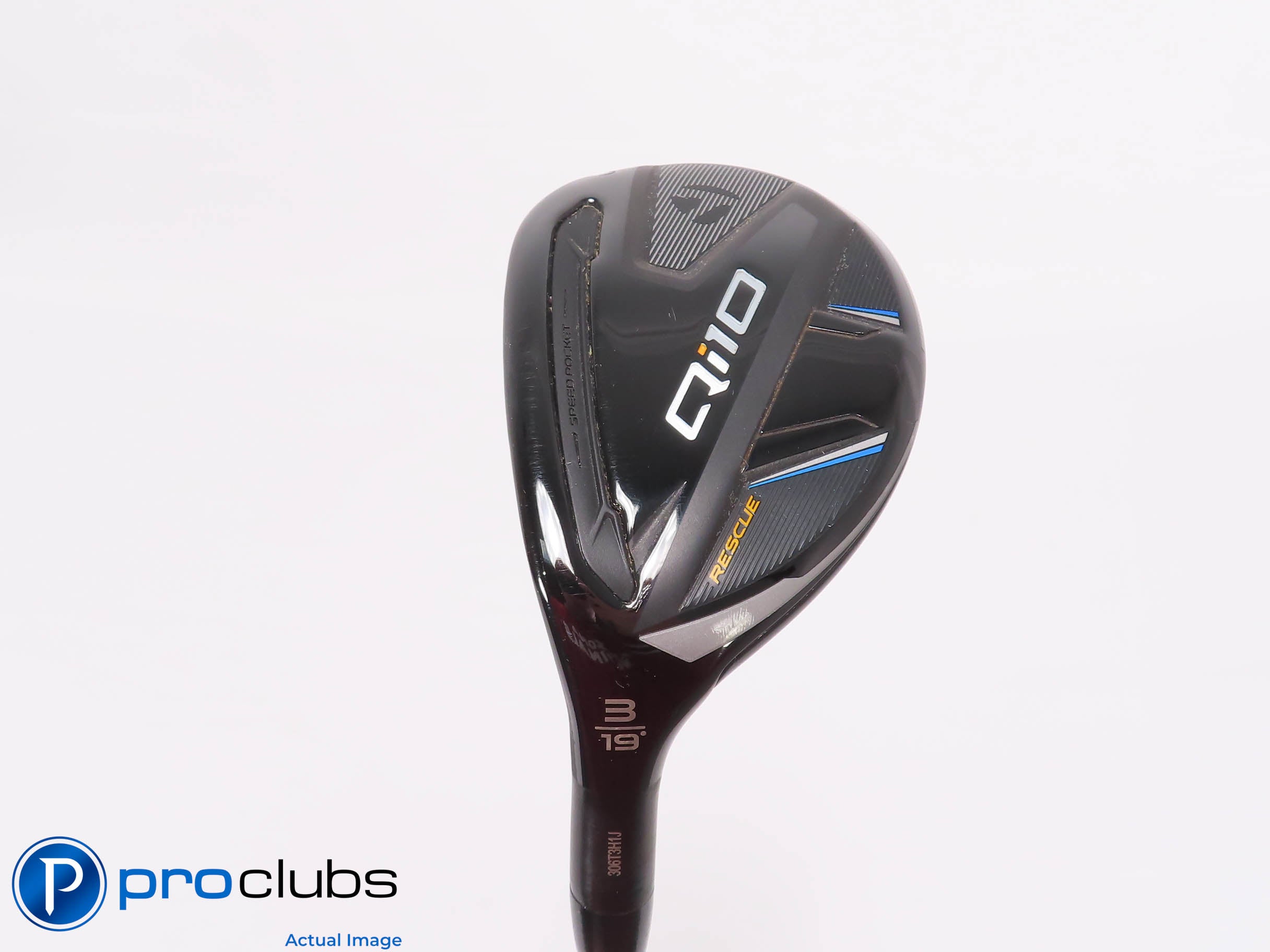Left Handed TaylorMade Qi10 Rescue 19* 3 Hybrid - Tensei Blue 75g Stiff - 464517