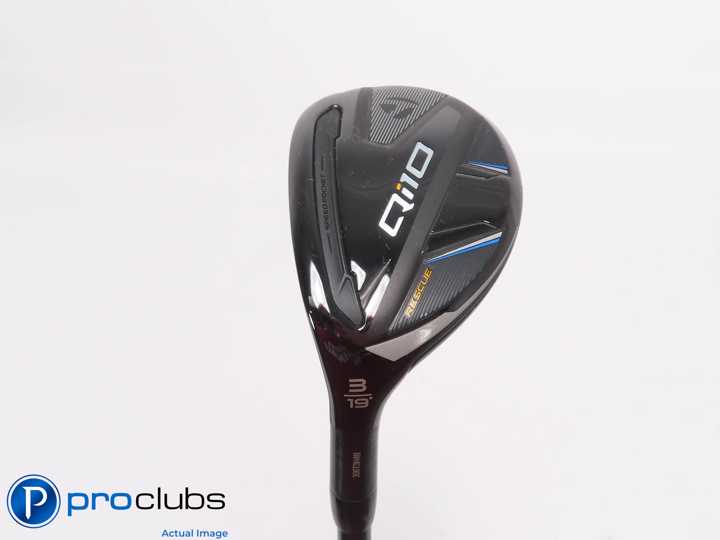 Left Handed TaylorMade Qi10 Rescue 19* 3 Hybrid - Tensei Blue 75g Stiff - 464518