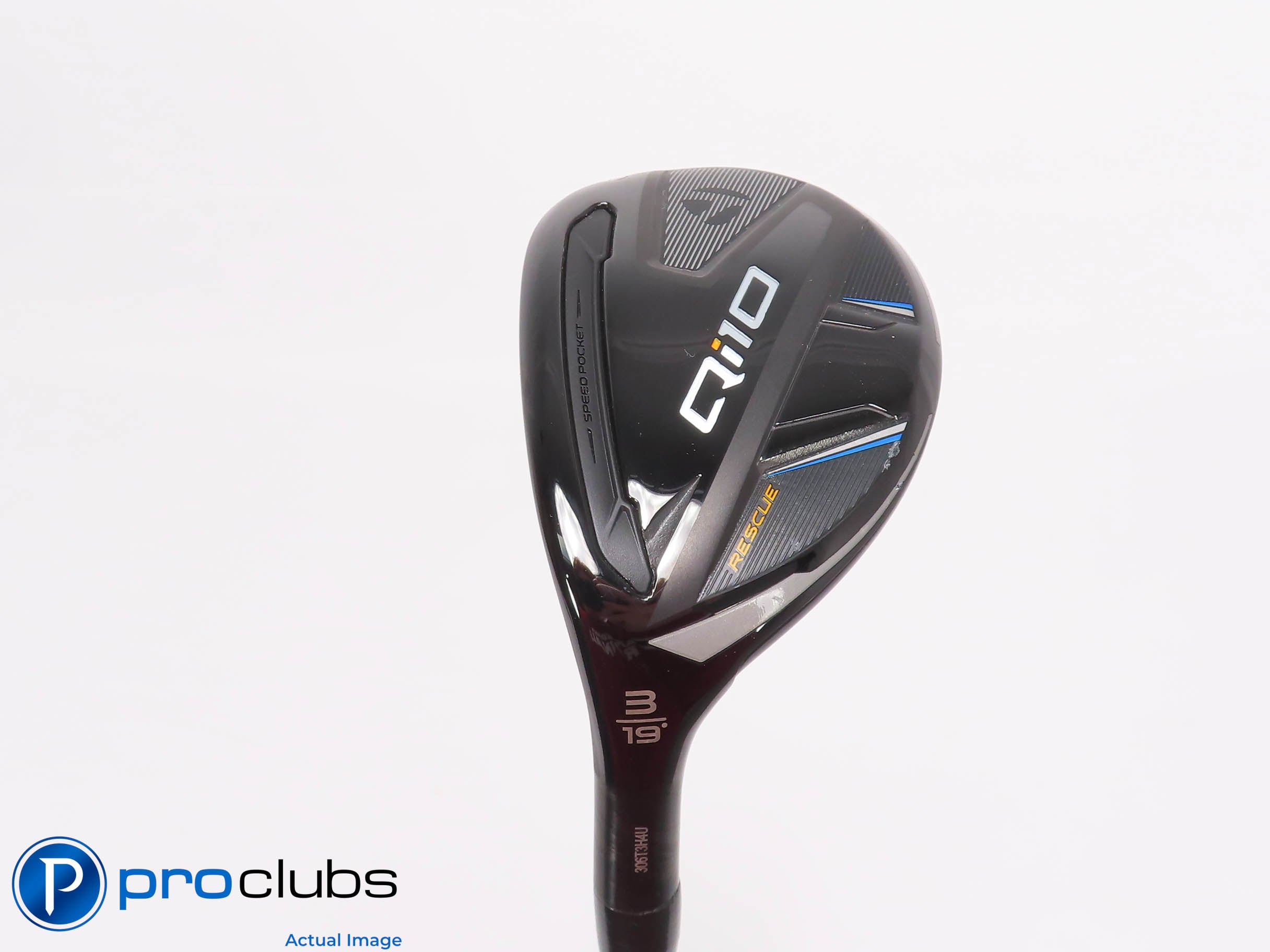 Left Handed TaylorMade Qi10 Rescue 19* 3 Hybrid - Tensei Blue 75g Stiff - 464534