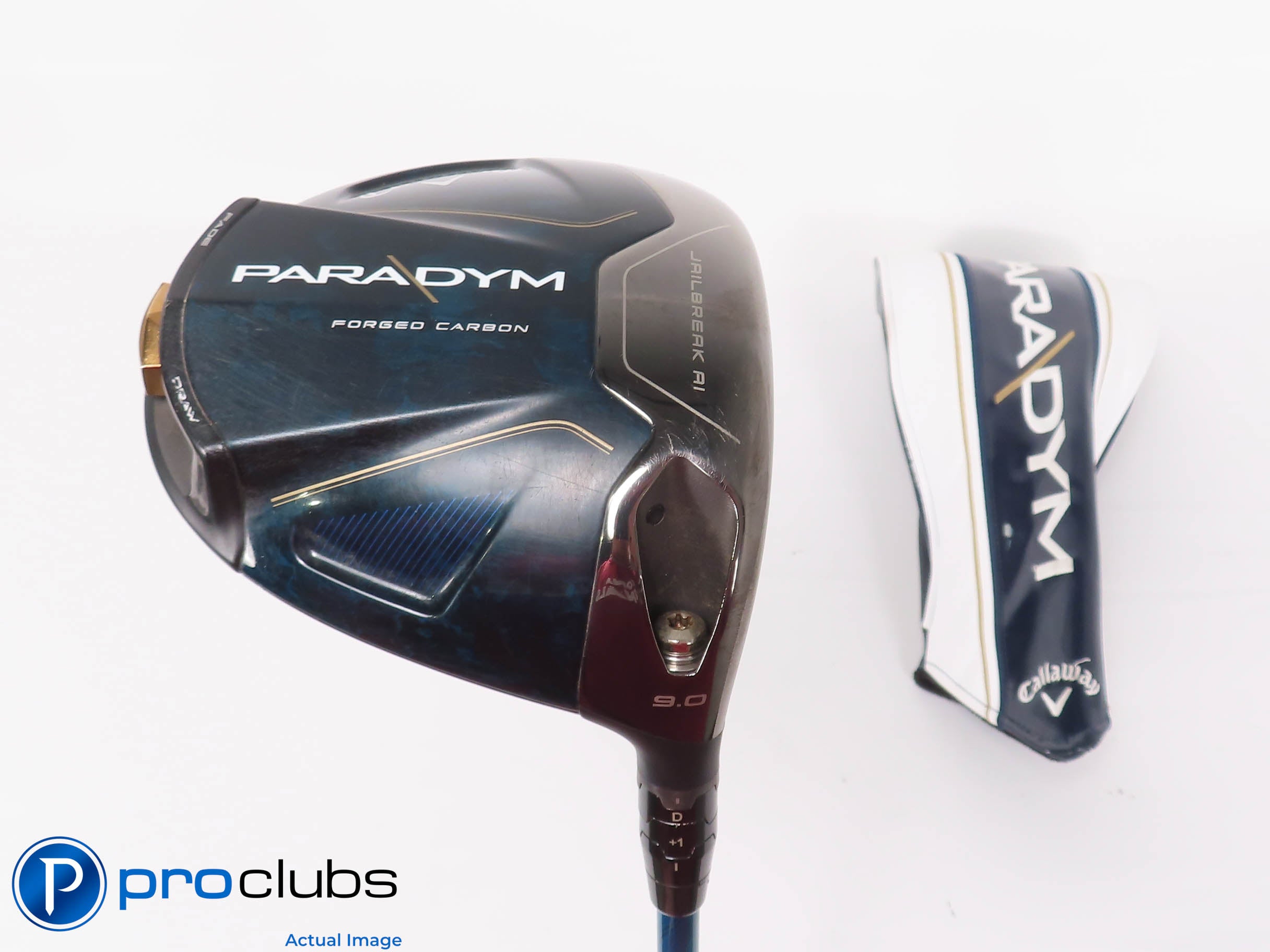 Callaway PARADYM 9* DRIVER w/Cover - Even Flow 65g 6.0 Stiff Flex 464378