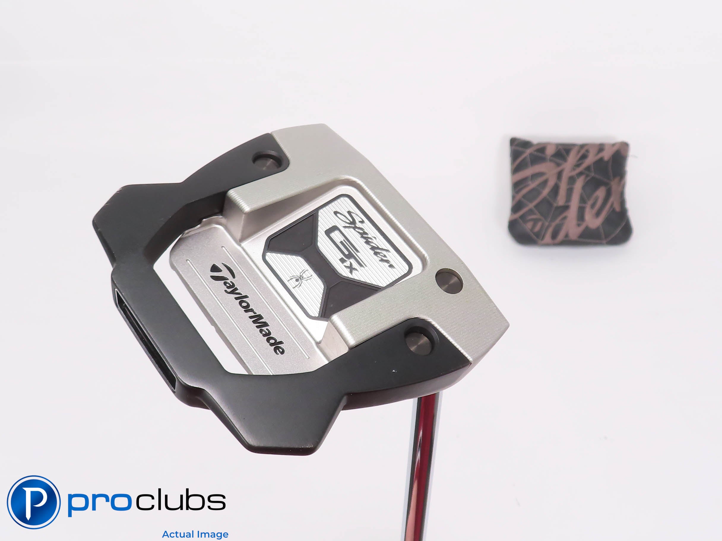 Nice TaylorMade SPIDER GTX Silver 34" PUTTER w/Cover 464545