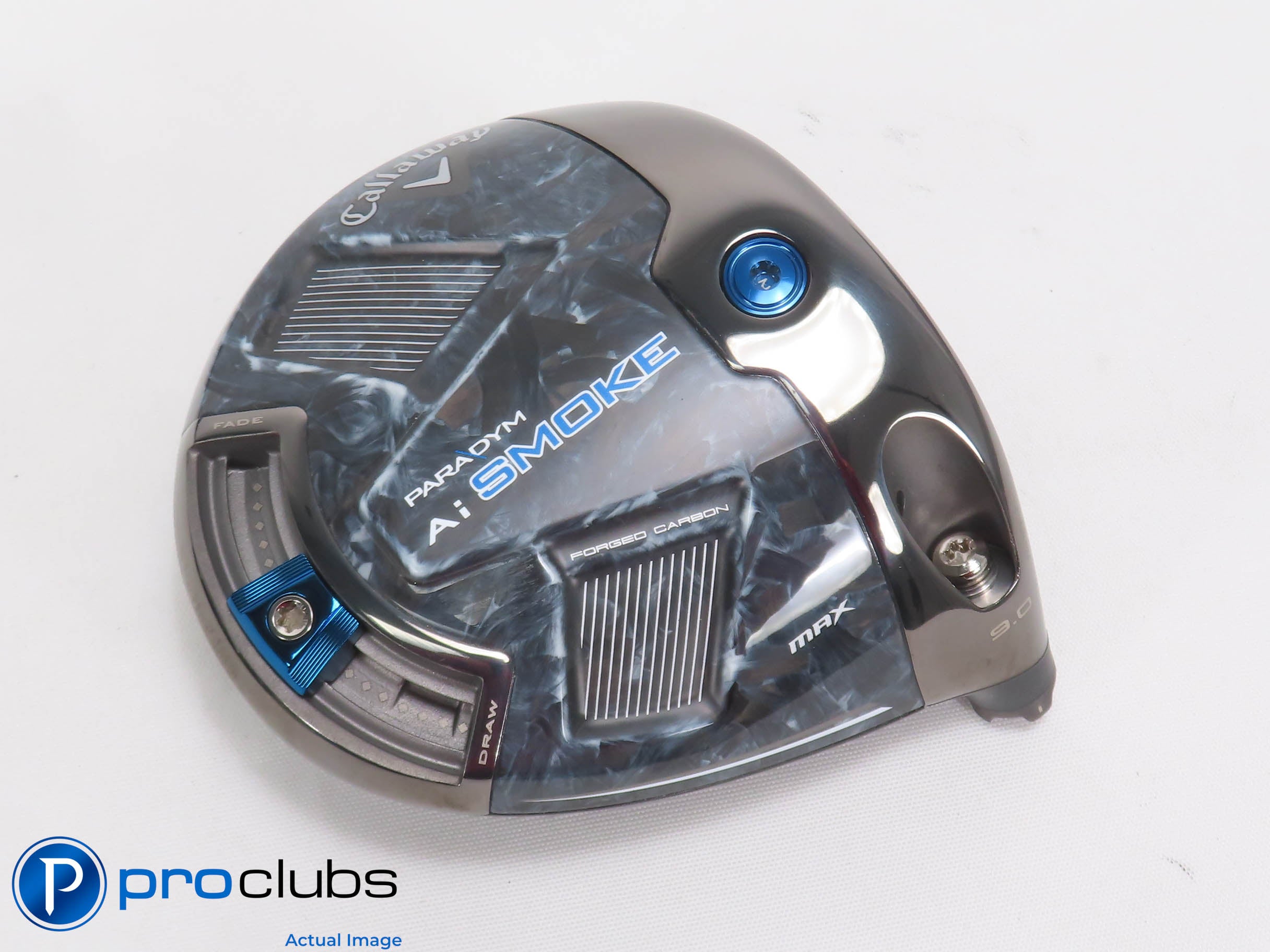Excellent! Callaway Paradym Ai Smoke MAX 9* Driver - Head Only - R/H - 464333