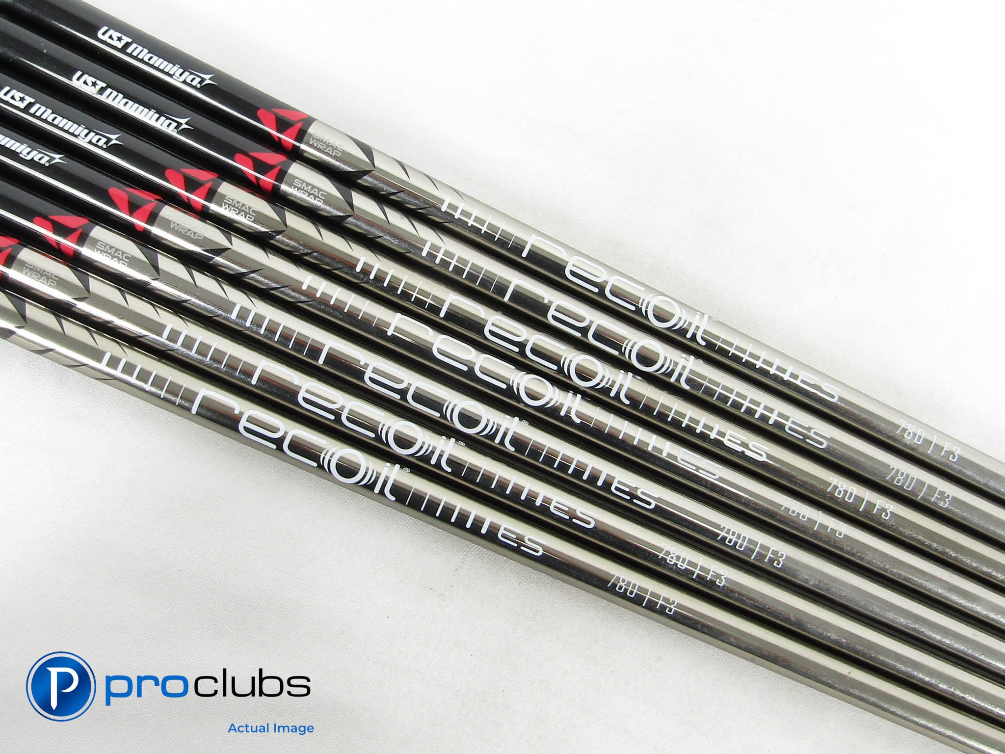 UST Mamiya RECOIL ES 780 F3 Regular Flex Iron Shaft Set (5-PW, W) .370" #464460