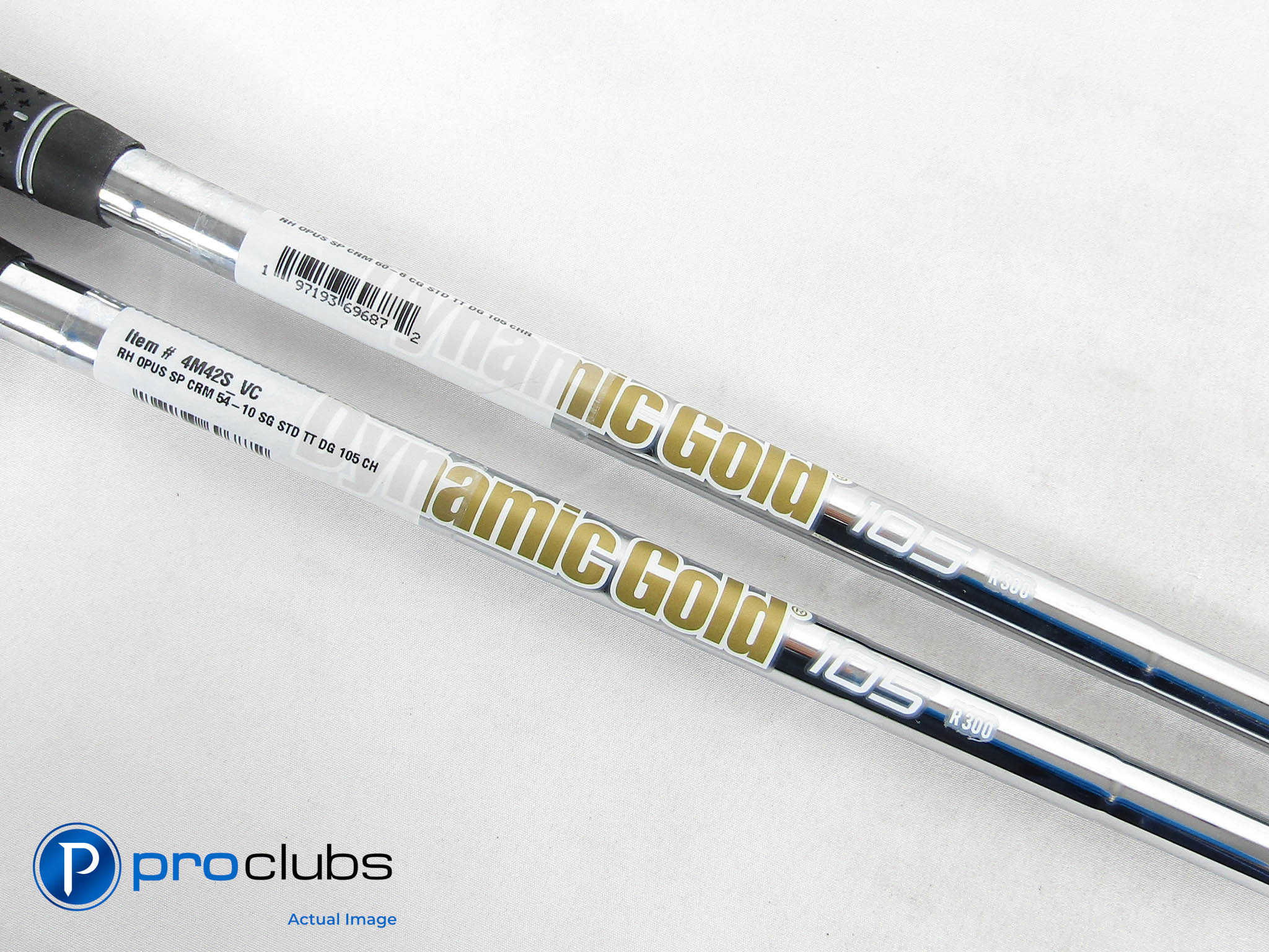 2pc Dynamic Gold 105 R300 Regular Flex Steel Wedge Shaft Set .355" #464050