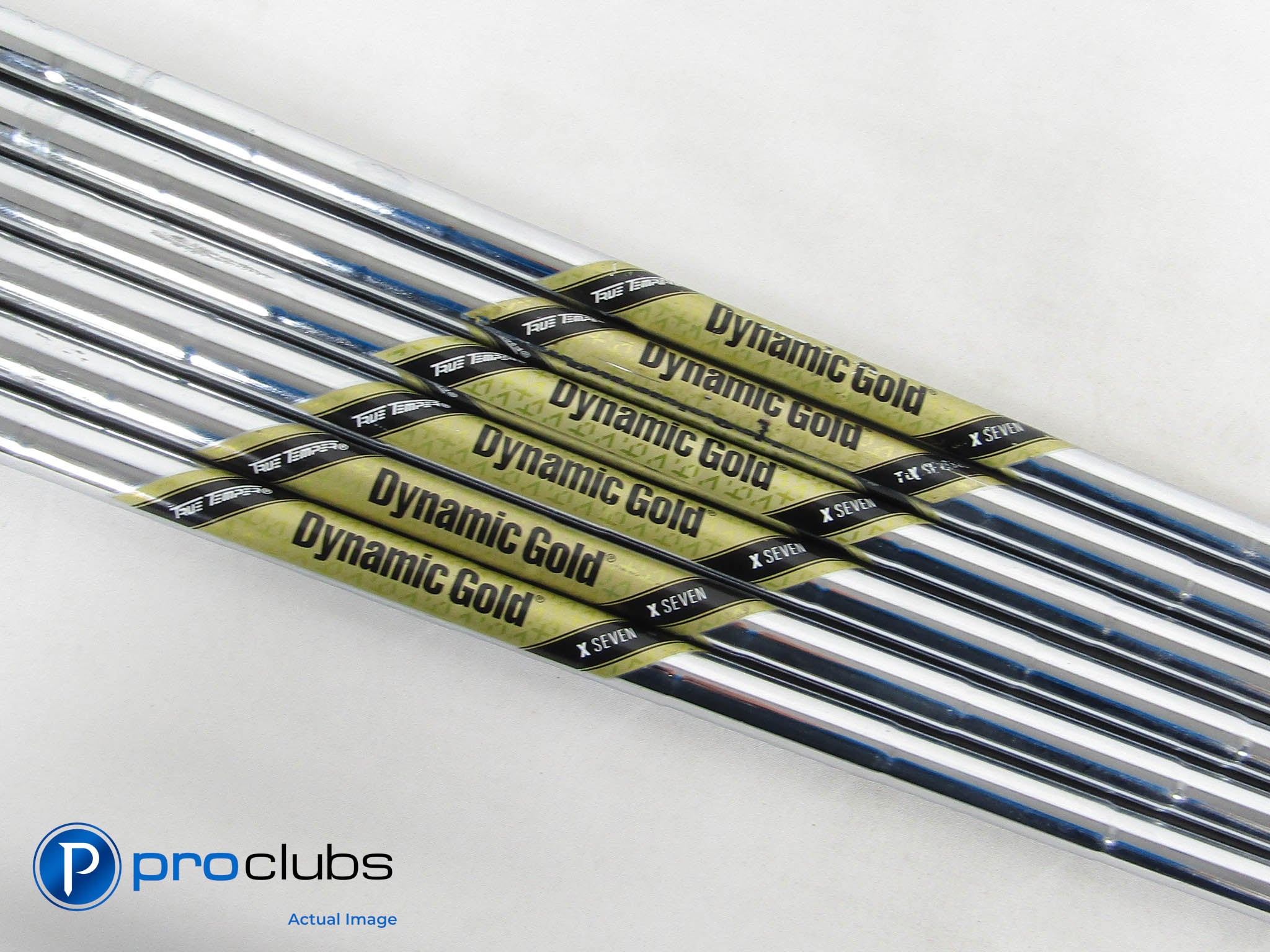 Dynamic Gold X SEVEN X-Flex Steel Iron Shaft Set (5-PW) .355" Taper Tip #464476