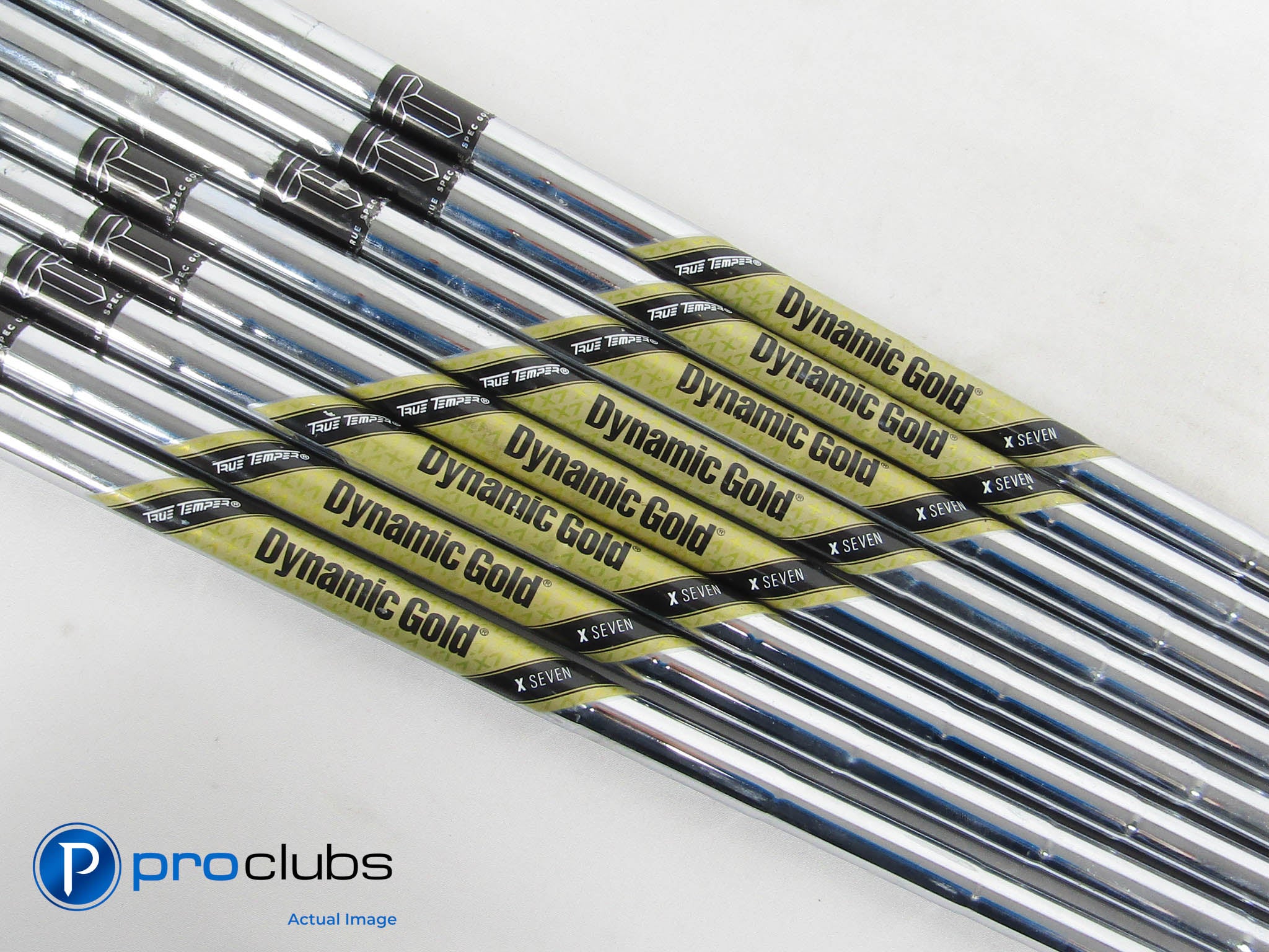 Dynamic Gold X SEVEN X-Flex Steel Iron Shaft Set (3-PW) .355" Taper Tip #464475