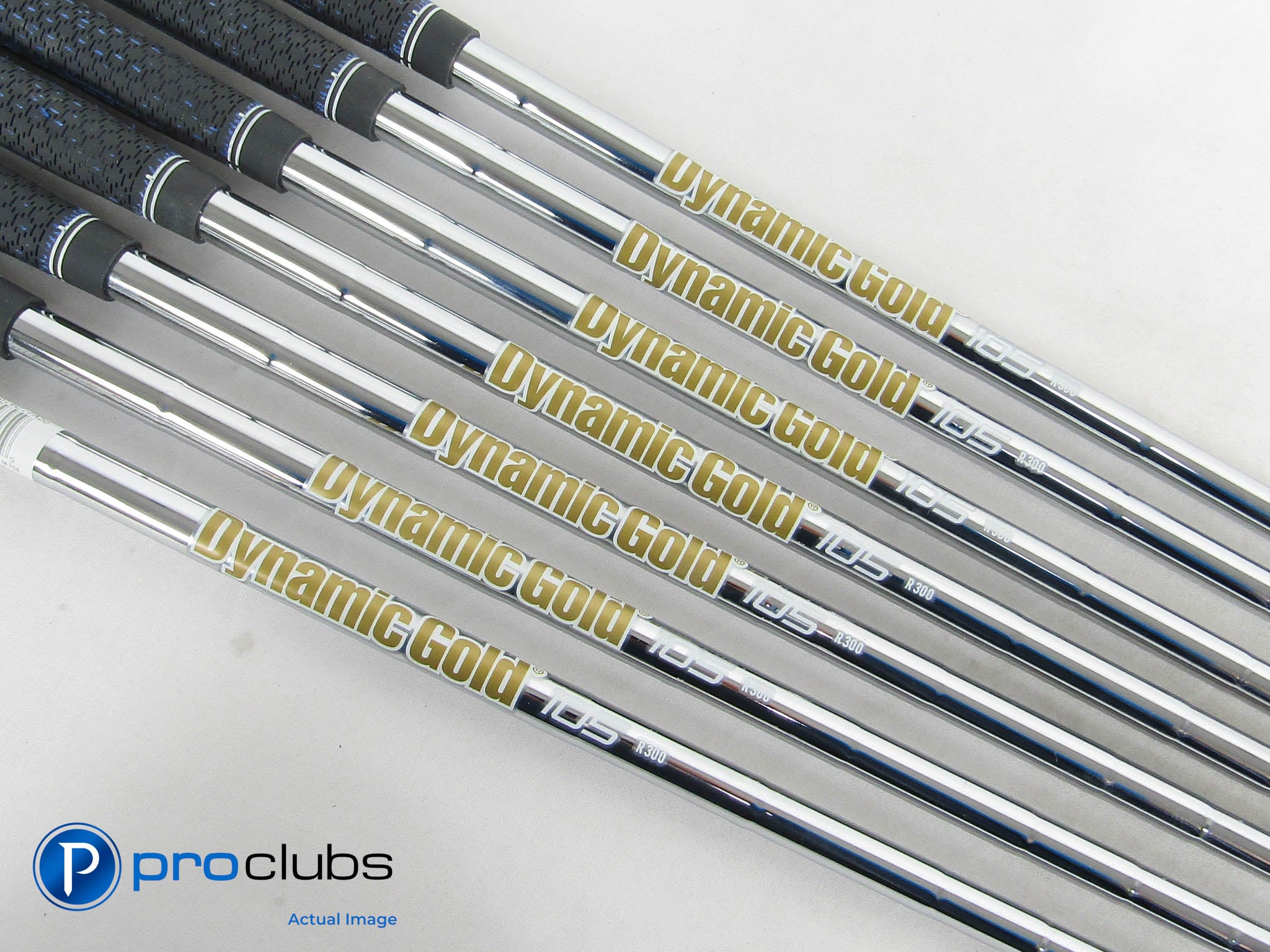 Dynamic Gold 105 R300 Regular Flex Steel Shaft Set (5-PW, W) .370" Tip #464008