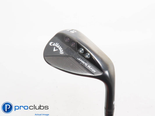 Callaway JAWS RAW Black 58*(10*) Wedge S-Grind - DG Spinner Wedge Flex - 422235