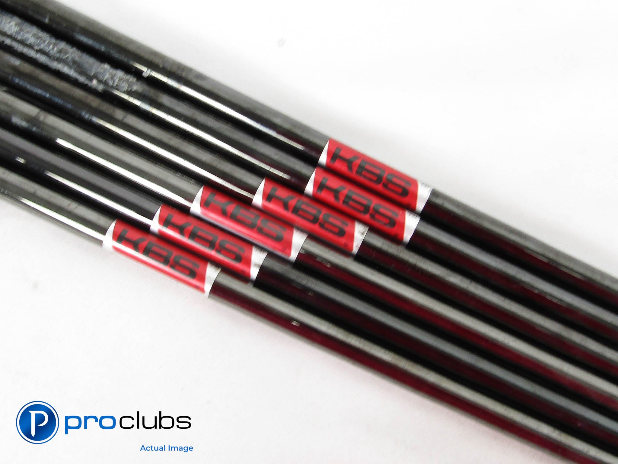 6pc KBS $-TAPER 120 Black Gloss Stiff Iron Shafts (4-PW No -Iron) .355" #464465