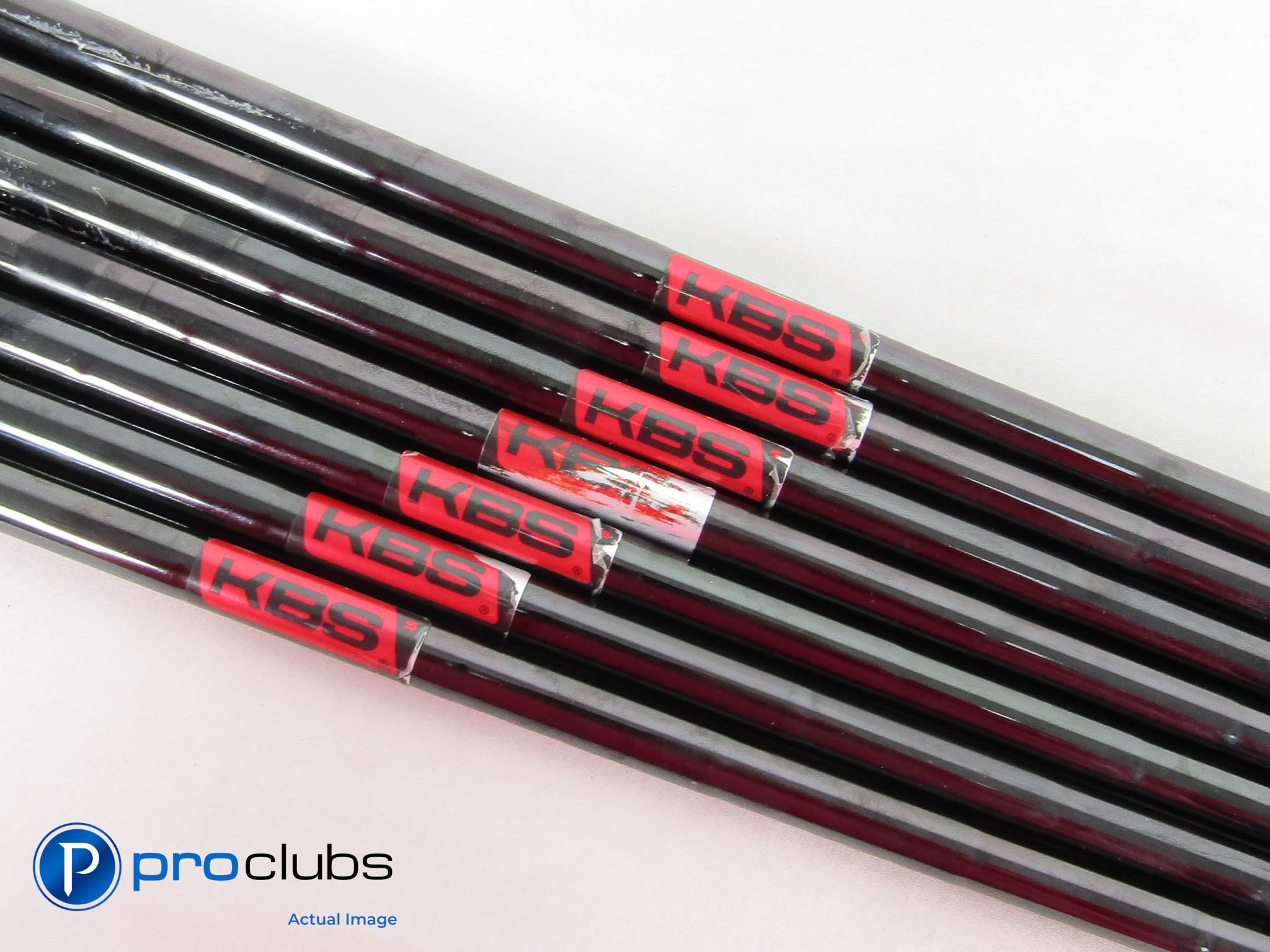 7pc KBS TOUR 120 Stiff Flex Black Pearl Steel Iron Shaft Set (4-PW) .355" 464463