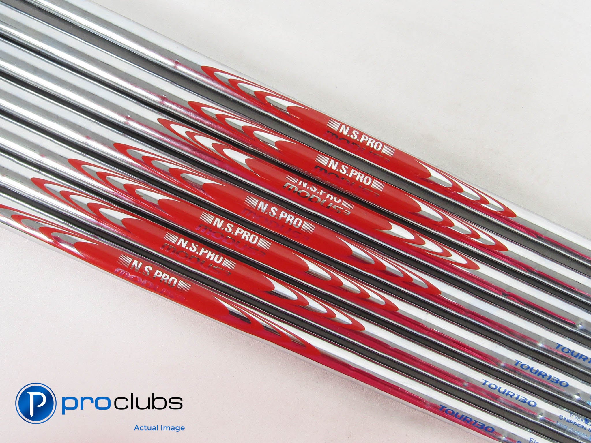 Nippon MODUS3 Tour 130 X-Flex Steel Iron Shafts (5-PW, W) .355" Taper Tip 461594