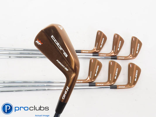 Nice Cobra KING RF Forged MB Copper 4-PW IRON SET - KBS $Taper Stiff Flex 421809