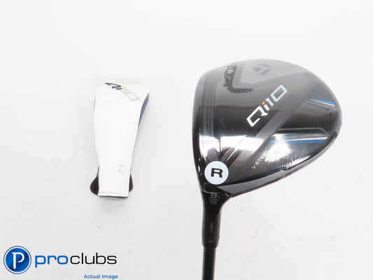 New! Left Handed TaylorMade Qi10 15* 3 Wood w/HC - Ventus TR Blue Regular 422297