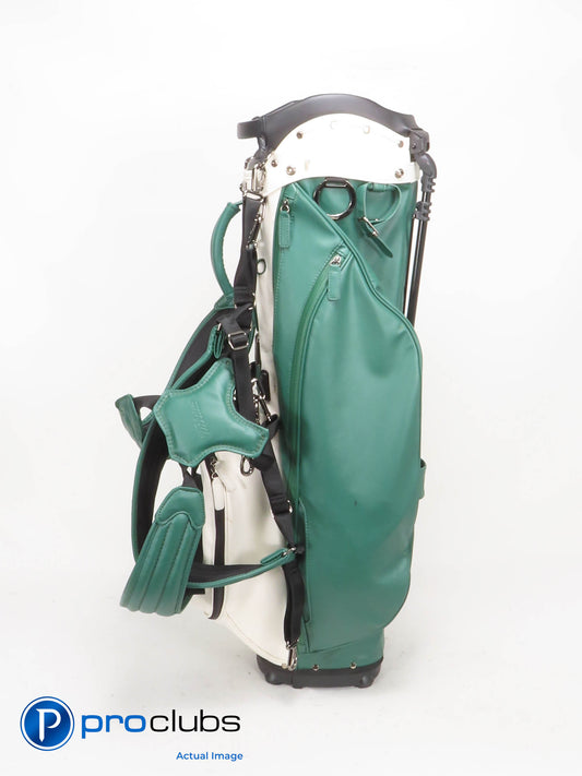 Titleist LINKS LEGEND Carry / Stand Golf Bag w/Rainhood Green / White #422492