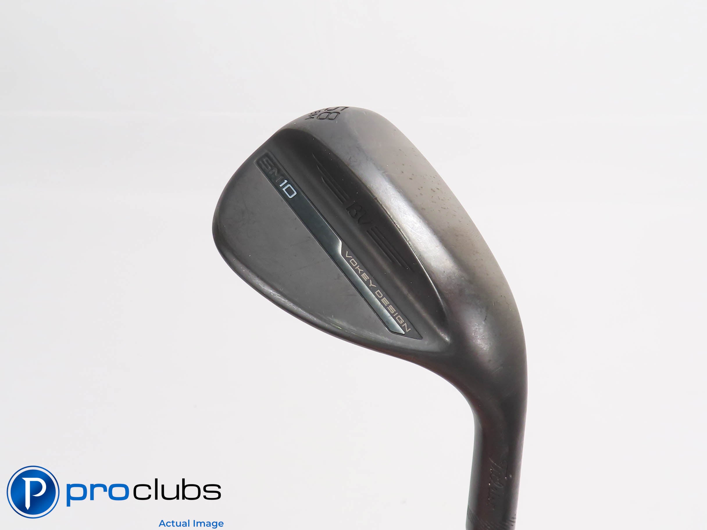 Nice Titleist Vokey SM10 Black 58*(8*) WEDGE M-Grind- Accra 130 Wedge Flex Steel