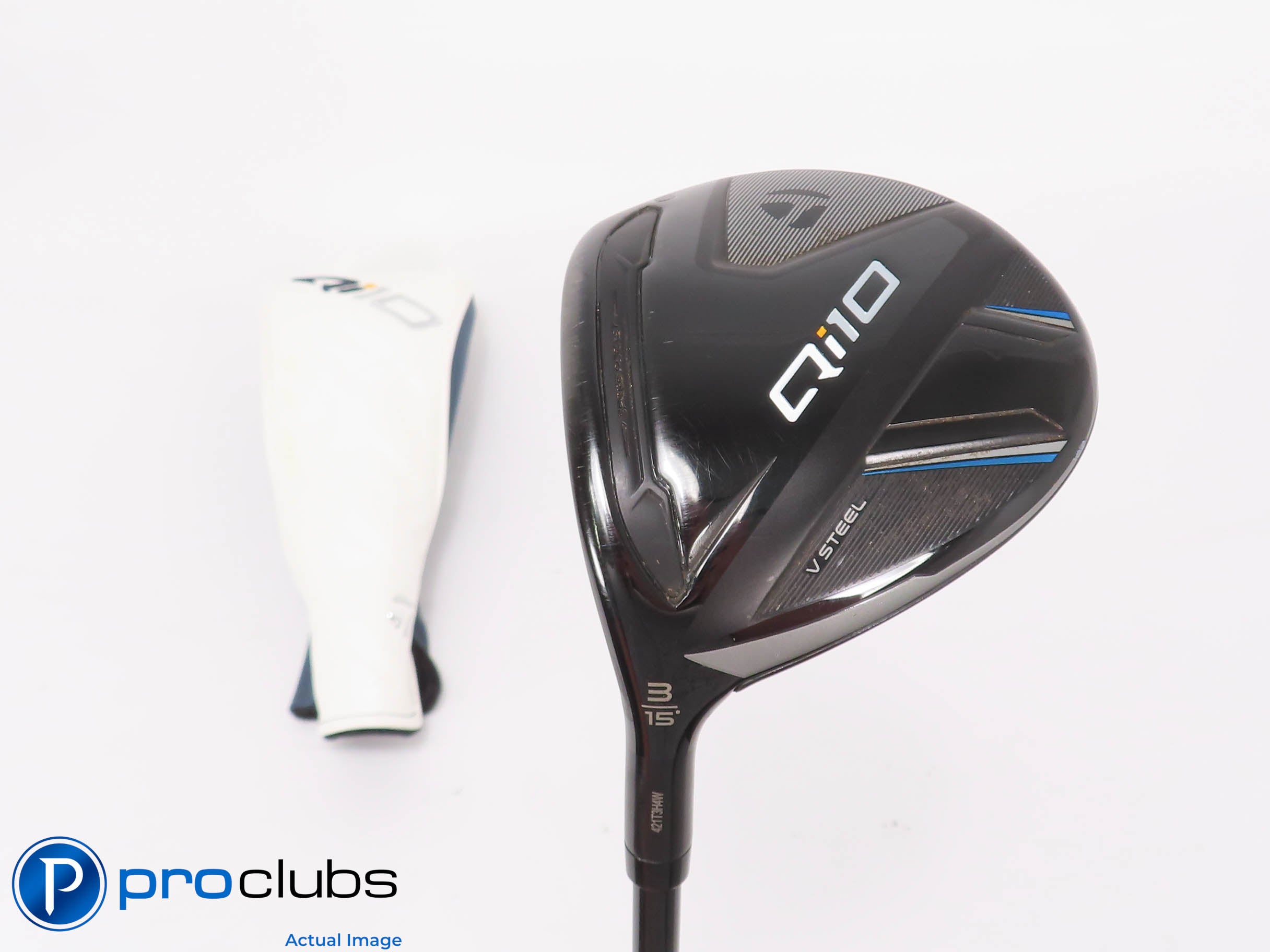 Left Handed TaylorMade Qi10 15* 3 WOOD w/HC Ventus TR Blue 6 Regular Flex 465004