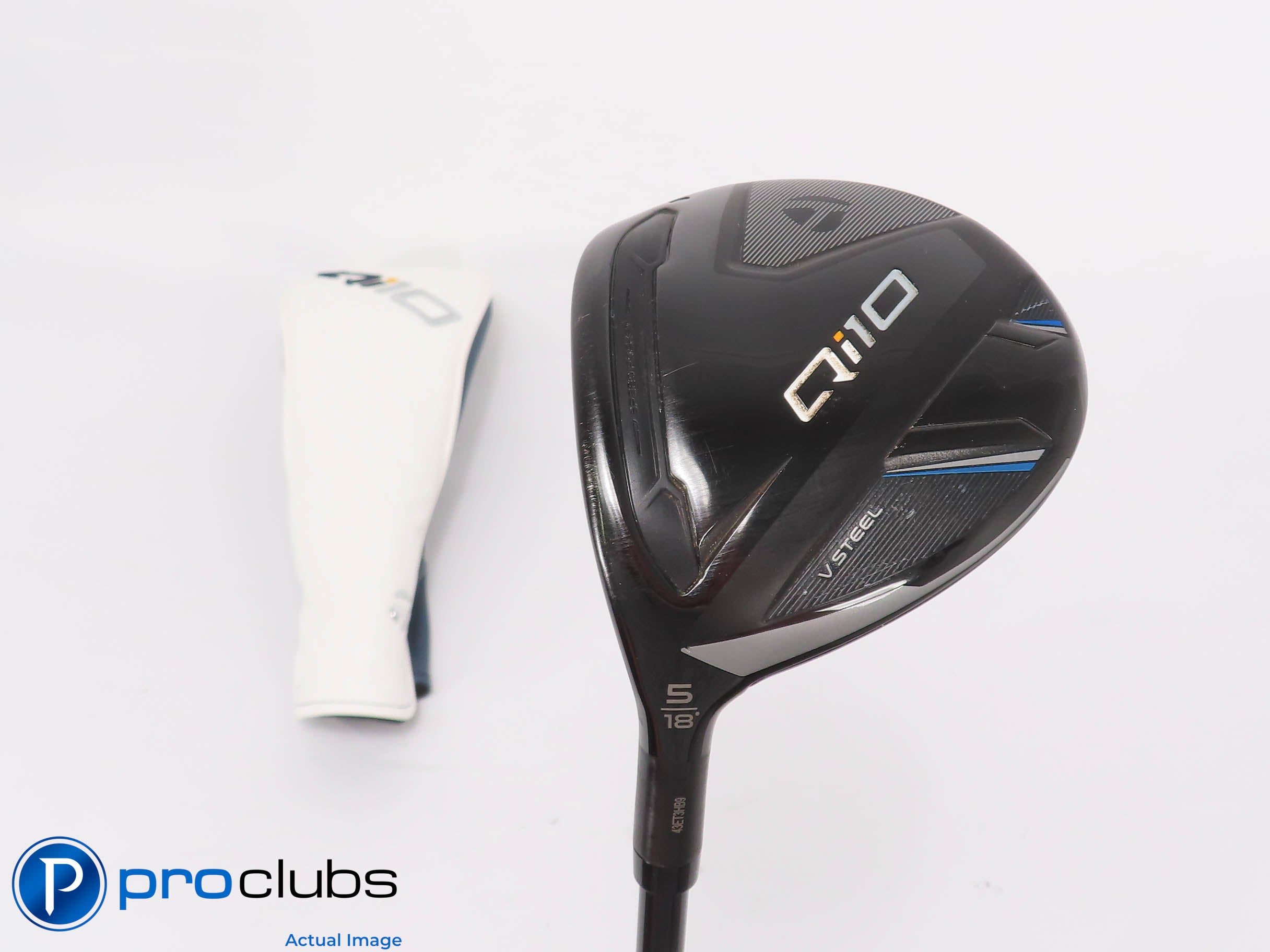 Left Handed TaylorMade Qi10 18* 5 WOOD w/HC Ventus TR Blue 6 Regular Flex 465003