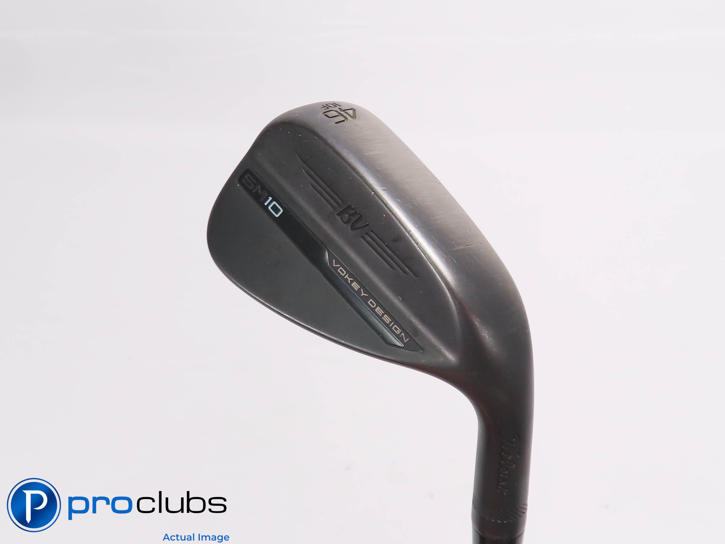 Nice Titleist Vokey SM10 Black 46*(10*) WEDGE F-Grind - KBS VTen TX-Flex 464920