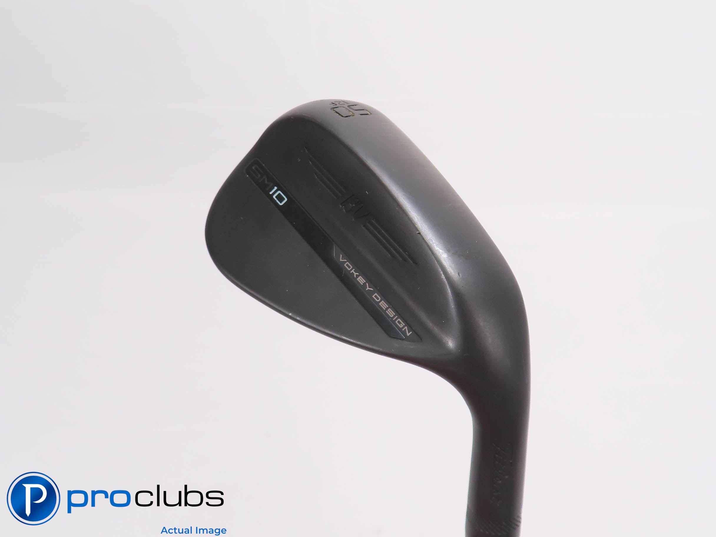 Nice Titleist Vokey SM10 Black 50*(12*) WEDGE F-Grind Accra 130 Wedge Flex Steel