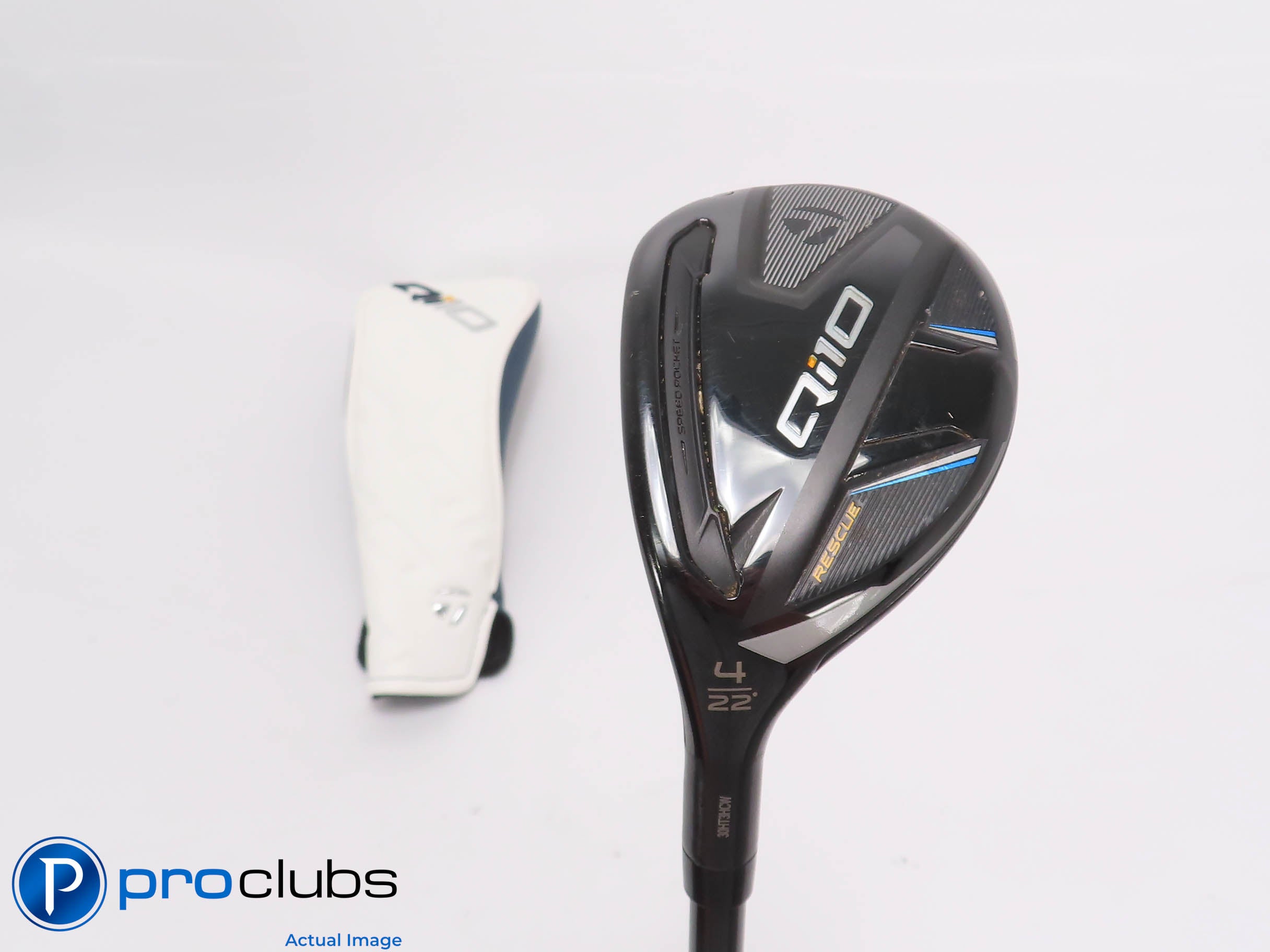 Nice Left Handed TaylorMade Qi10 22* 4 HYBRID w/HC Ventus 6R Regular Flex 464991