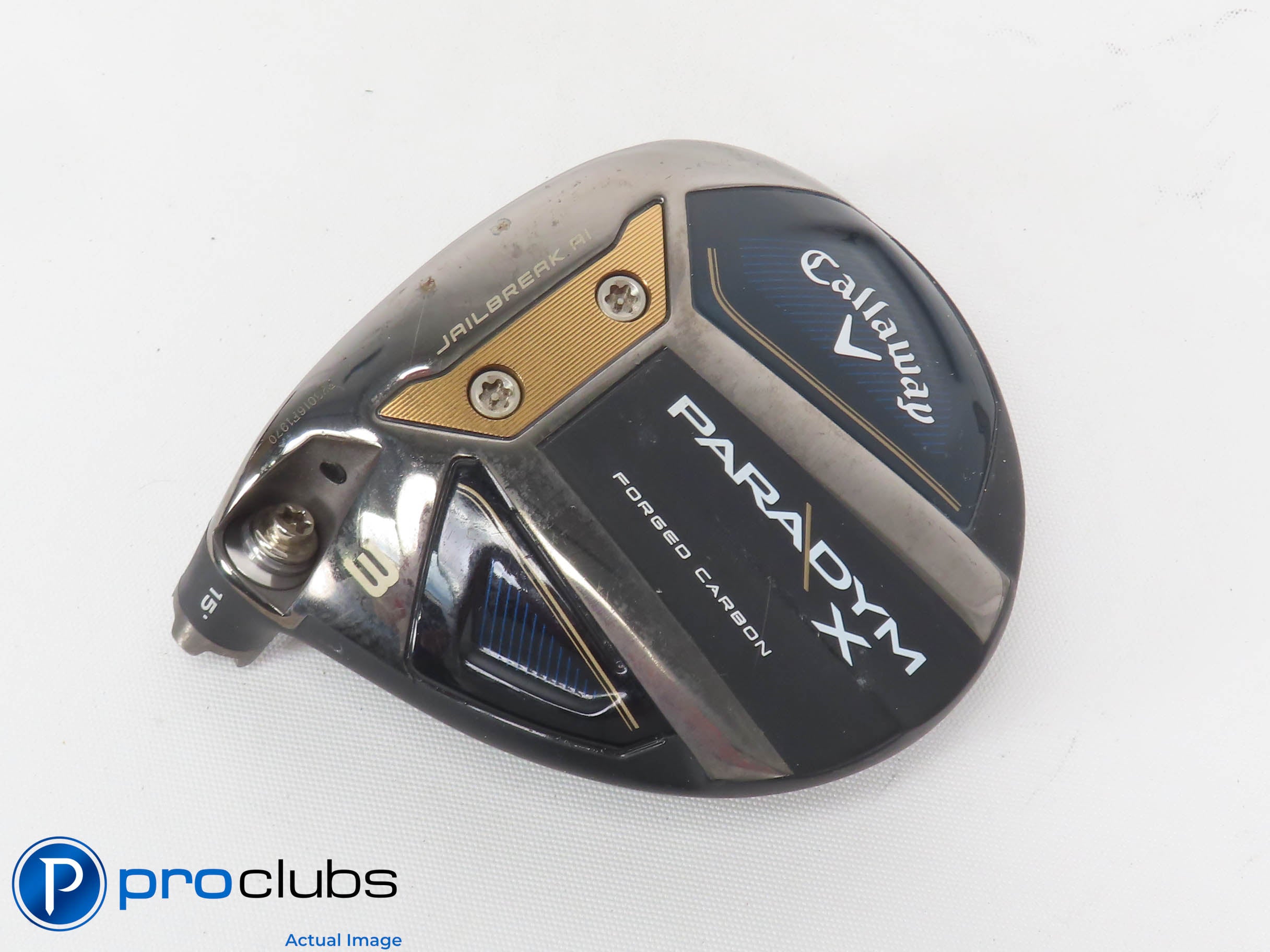 Left Handed Callaway Paradym X 15* 3 Wood - Head Only - L/H - 464850