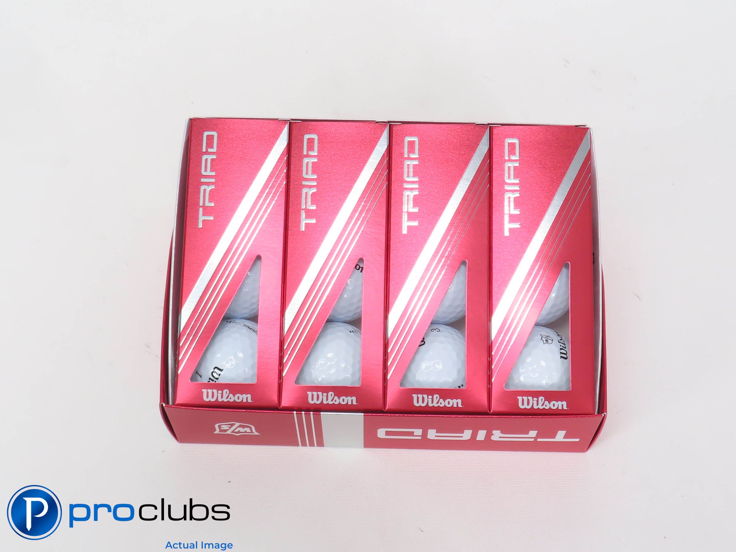 New! Willson TRIAD Golf Balls 1 Dozen #465011