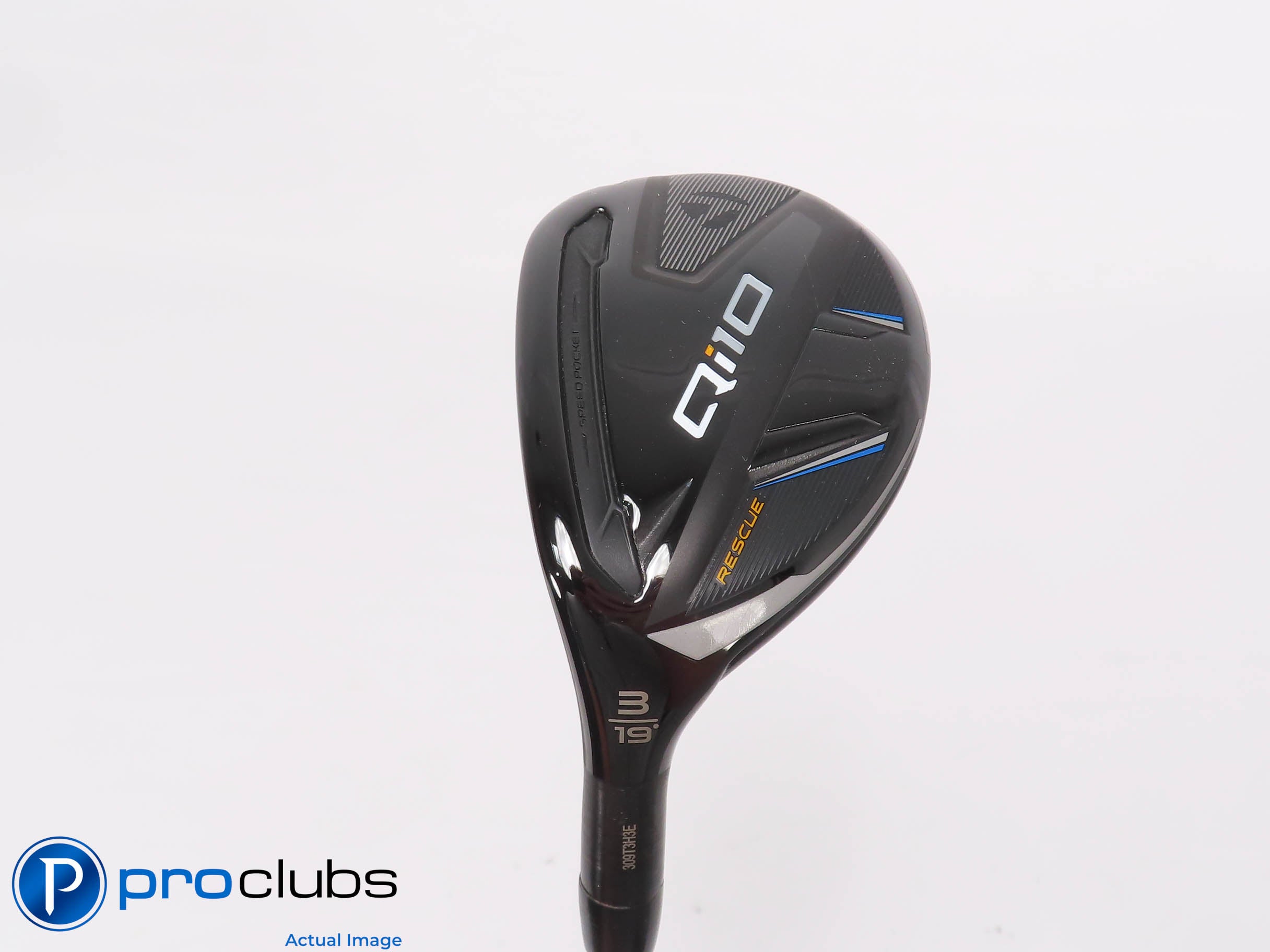 Left Handed TaylorMade Qi10 Rescue 19* 3 Hybrid - Riptide 80g Regular - 464510
