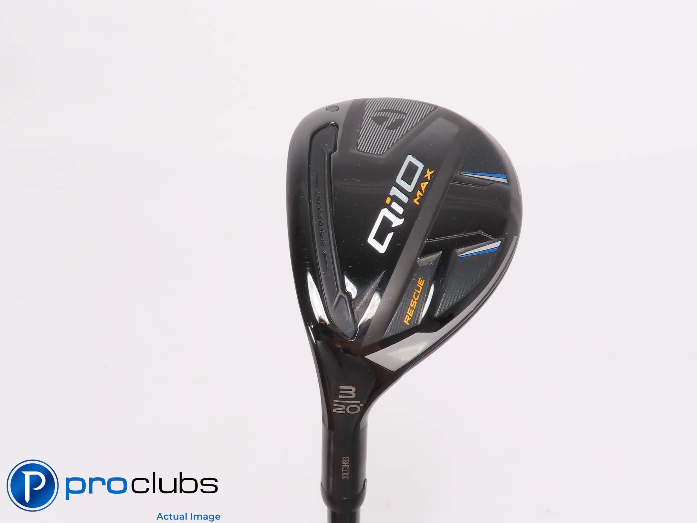 Left Handed TaylorMade Qi10 MAX Rescue 20* 3 Hybrid - Tensei Senior Flex #464178