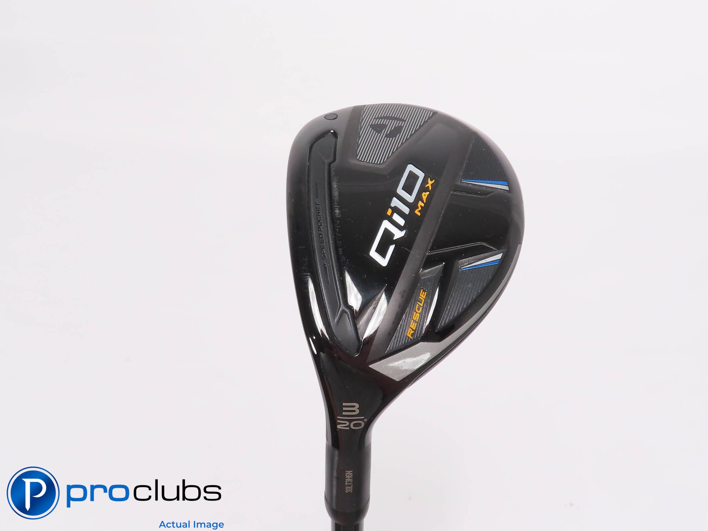 Left Handed TaylorMade Qi10 MAX Rescue 20* 3 Hybrid - Tensei Senior Flex #464166