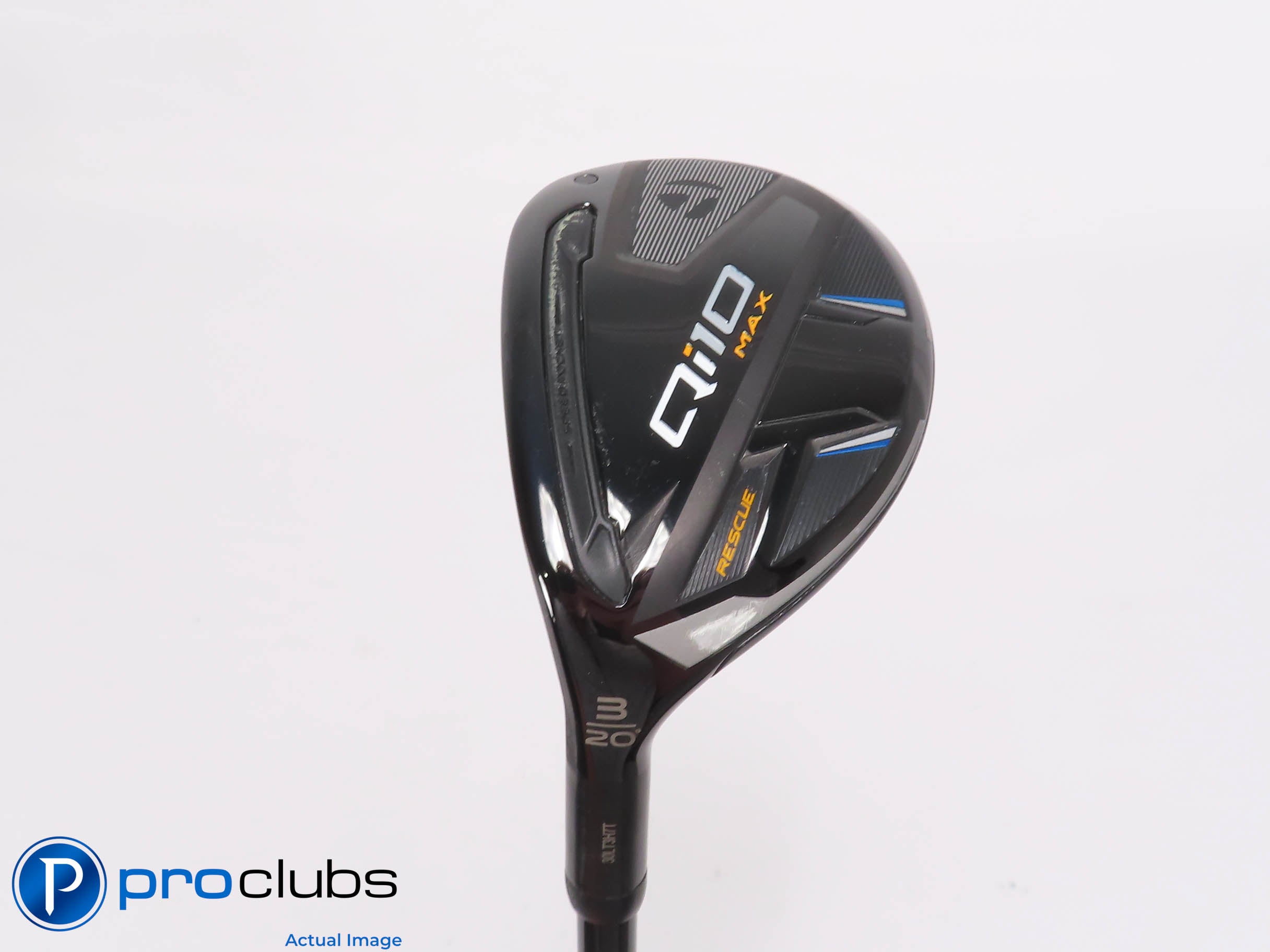 Left Handed TaylorMade Qi10 MAX Rescue 20* 3 Hybrid - Tensei Senior Flex #464171